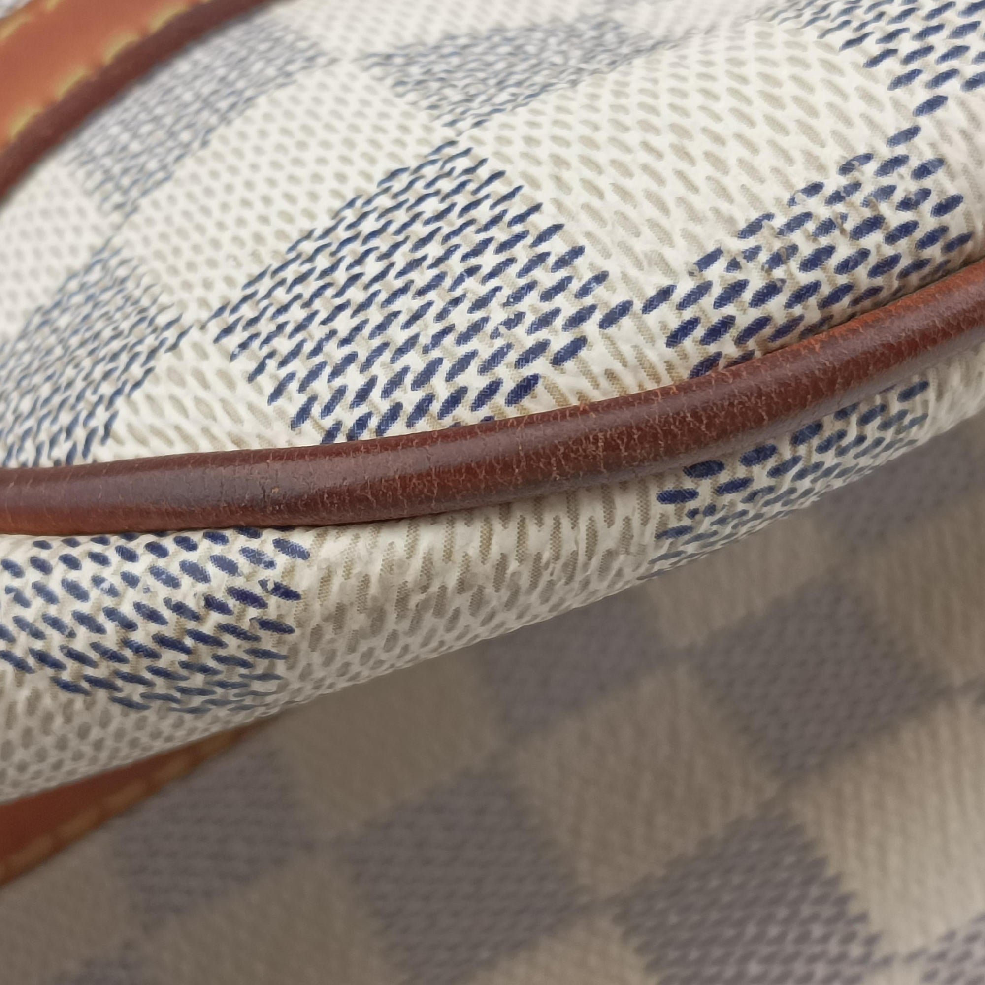 Pre-owned Louis Vuitton STRESA PM Azur Damier Canvas N42220 handbag | stylenewstar