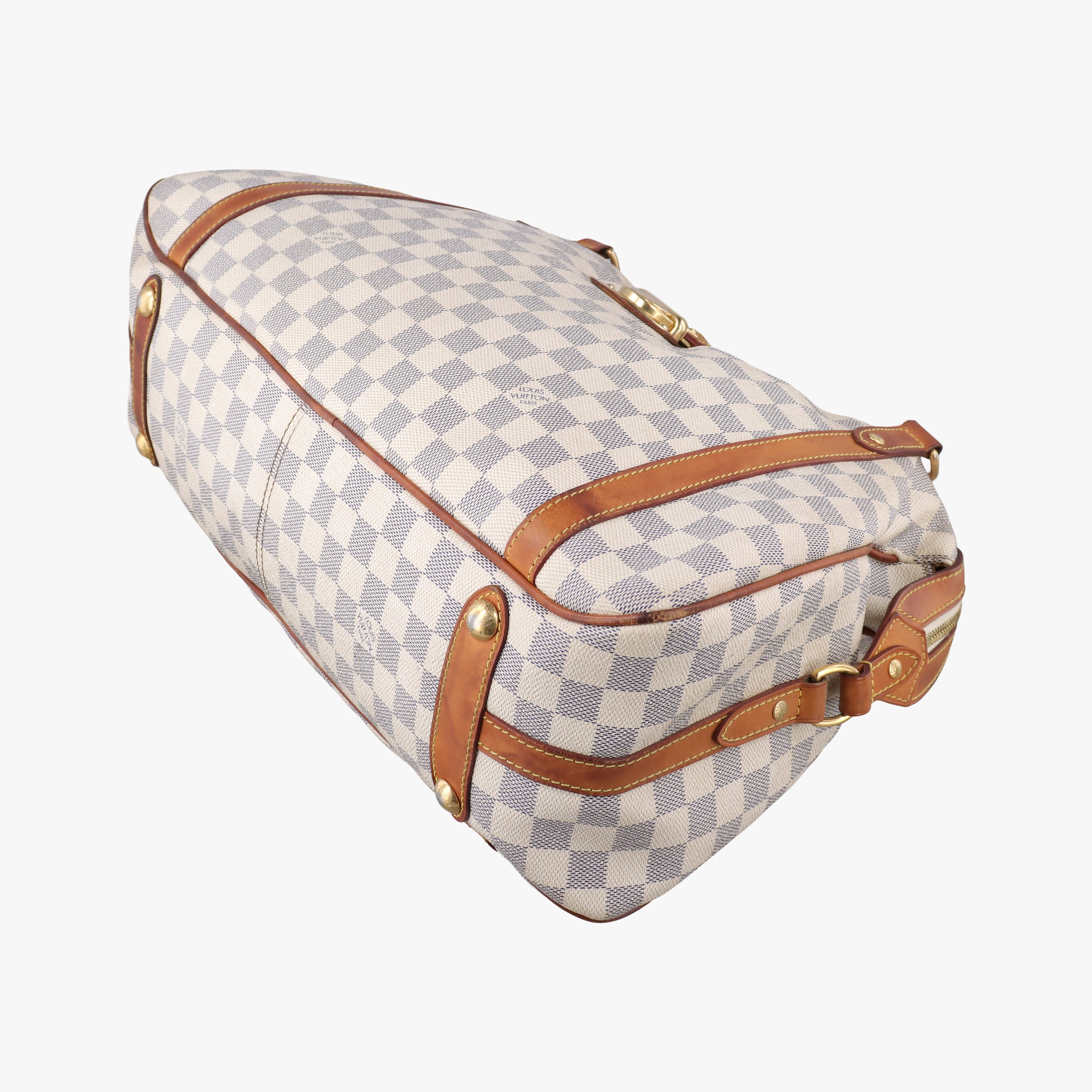 Pre-owned Louis Vuitton STRESA PM Azur Damier Canvas N42220 handbag | stylenewstar