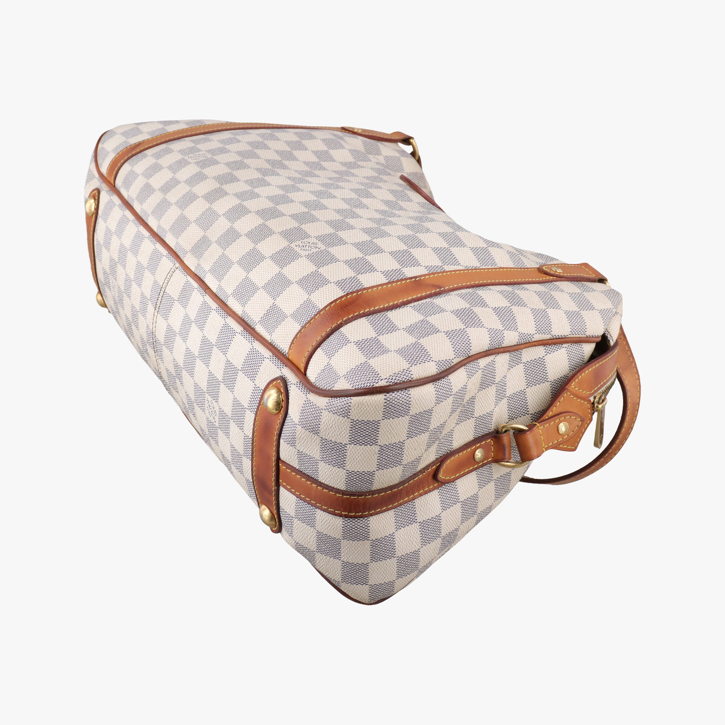 Pre-owned Louis Vuitton STRESA PM Azur Damier Canvas N42220 handbag | stylenewstar
