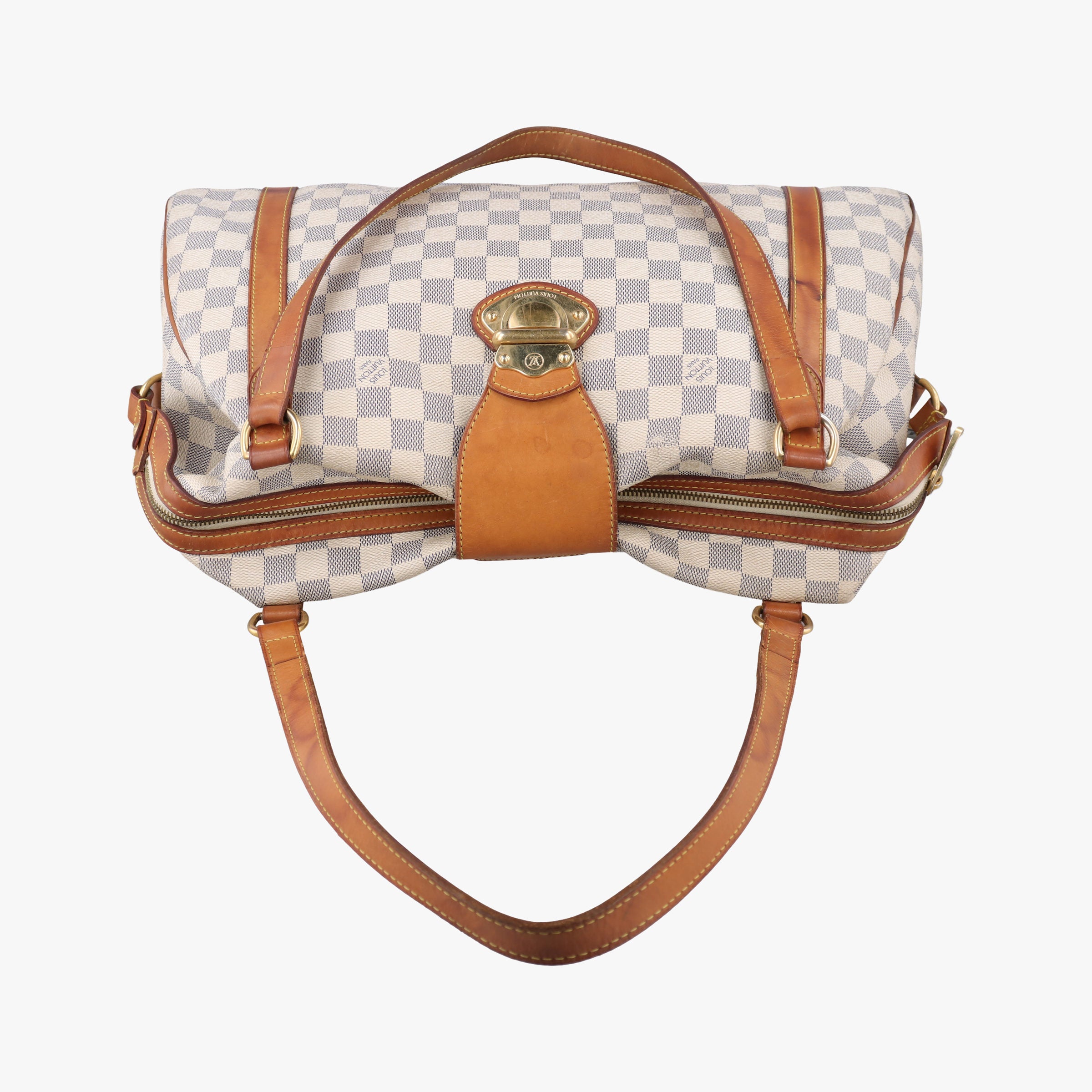 Pre-owned Louis Vuitton STRESA PM Azur Damier Canvas N42220 handbag | stylenewstar