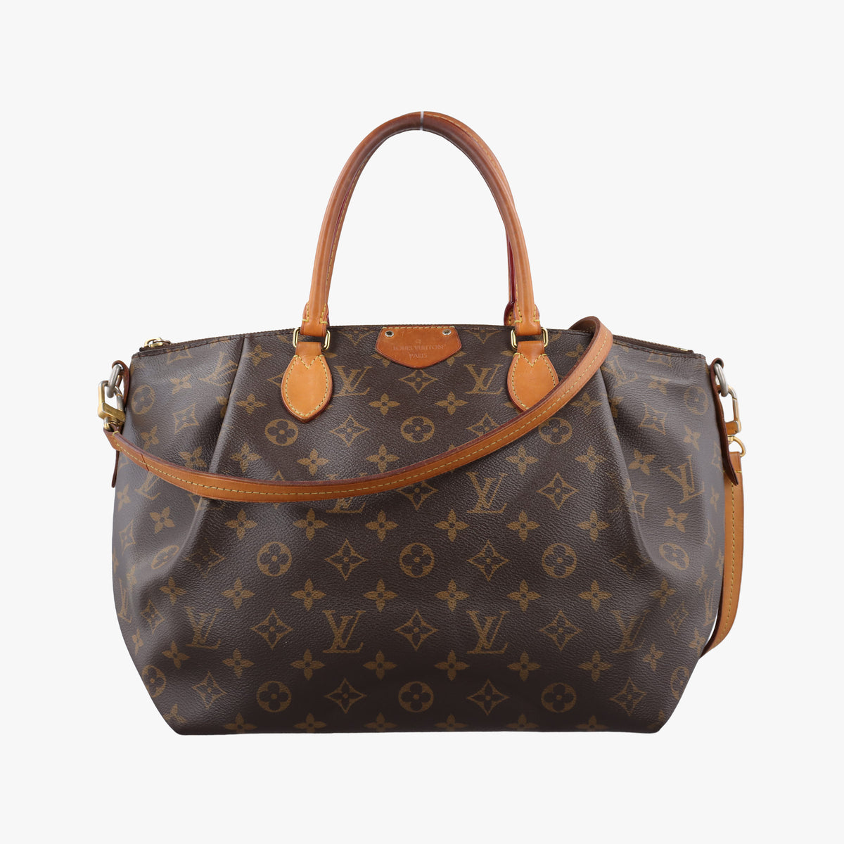 Pre-owned Louis Vuitton TURENNE MM Brown Monogram Canvas M48814 shoulderbag | stylenewstar