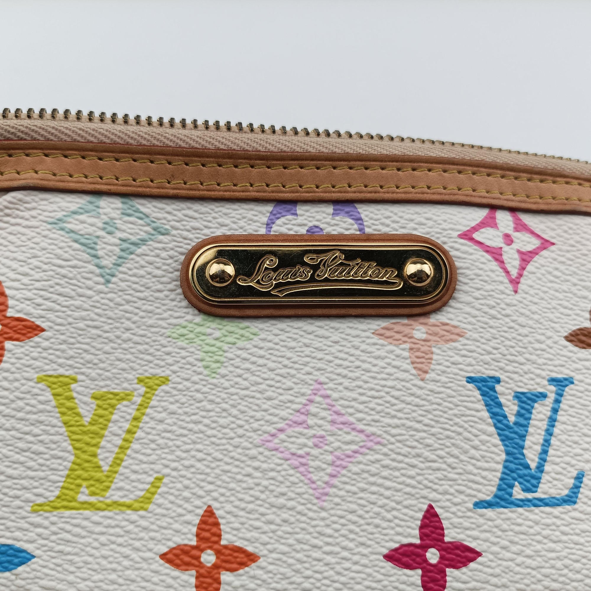 Pre-owned Louis Vuitton Pochette Mira MM Pouch white Monogram Multicolor M60096 shoulderbag | stylenewstar