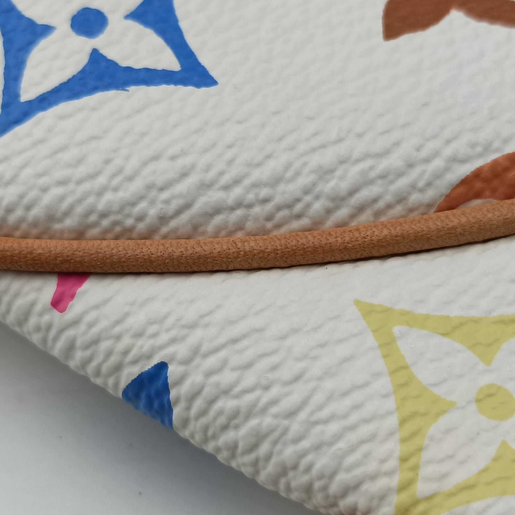 Pre-owned Louis Vuitton Pochette Mira MM Pouch white Monogram Multicolor M60096 shoulderbag | stylenewstar