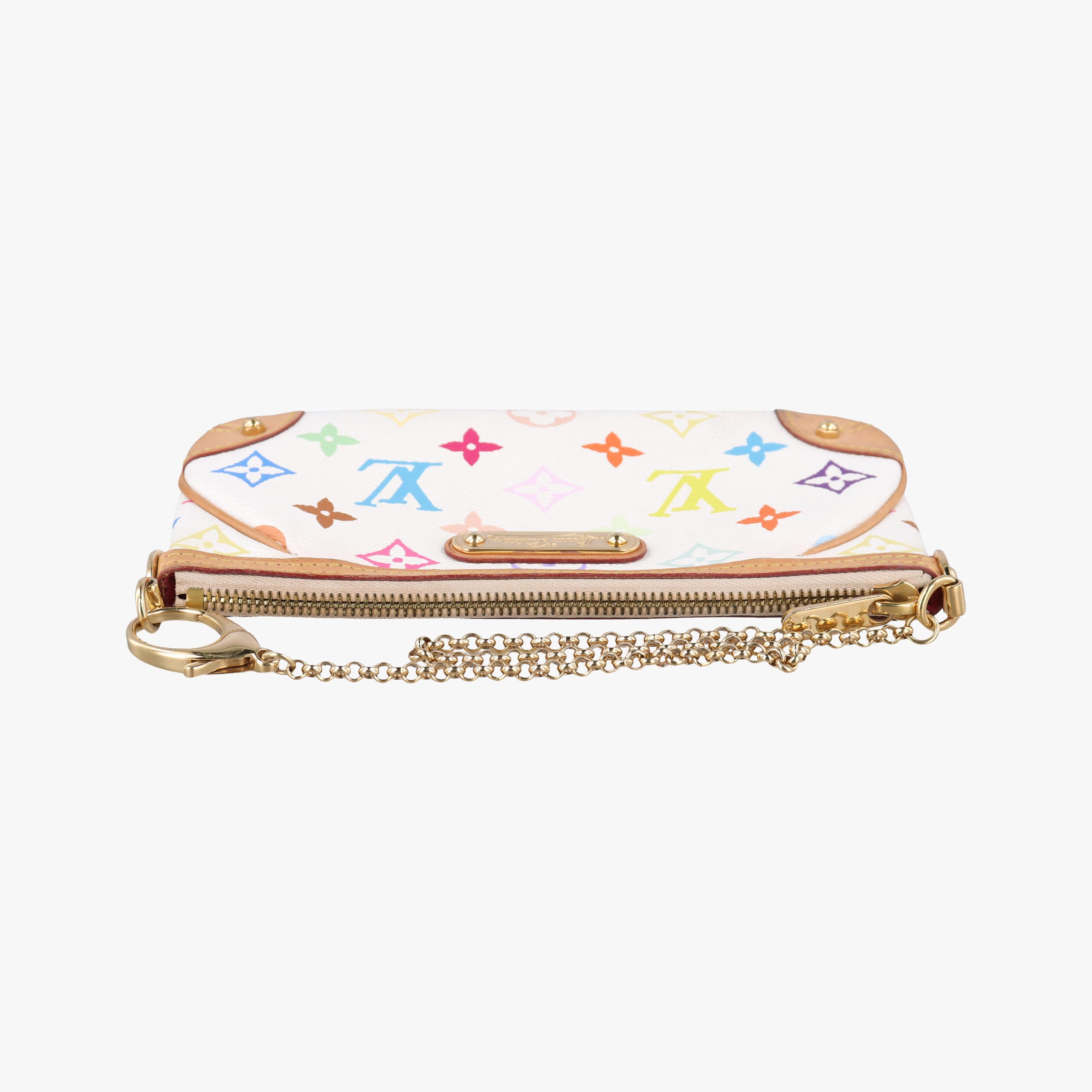 Pre-owned Louis Vuitton Pochette Mira MM Pouch white Monogram Multicolor M60096 shoulderbag | stylenewstar