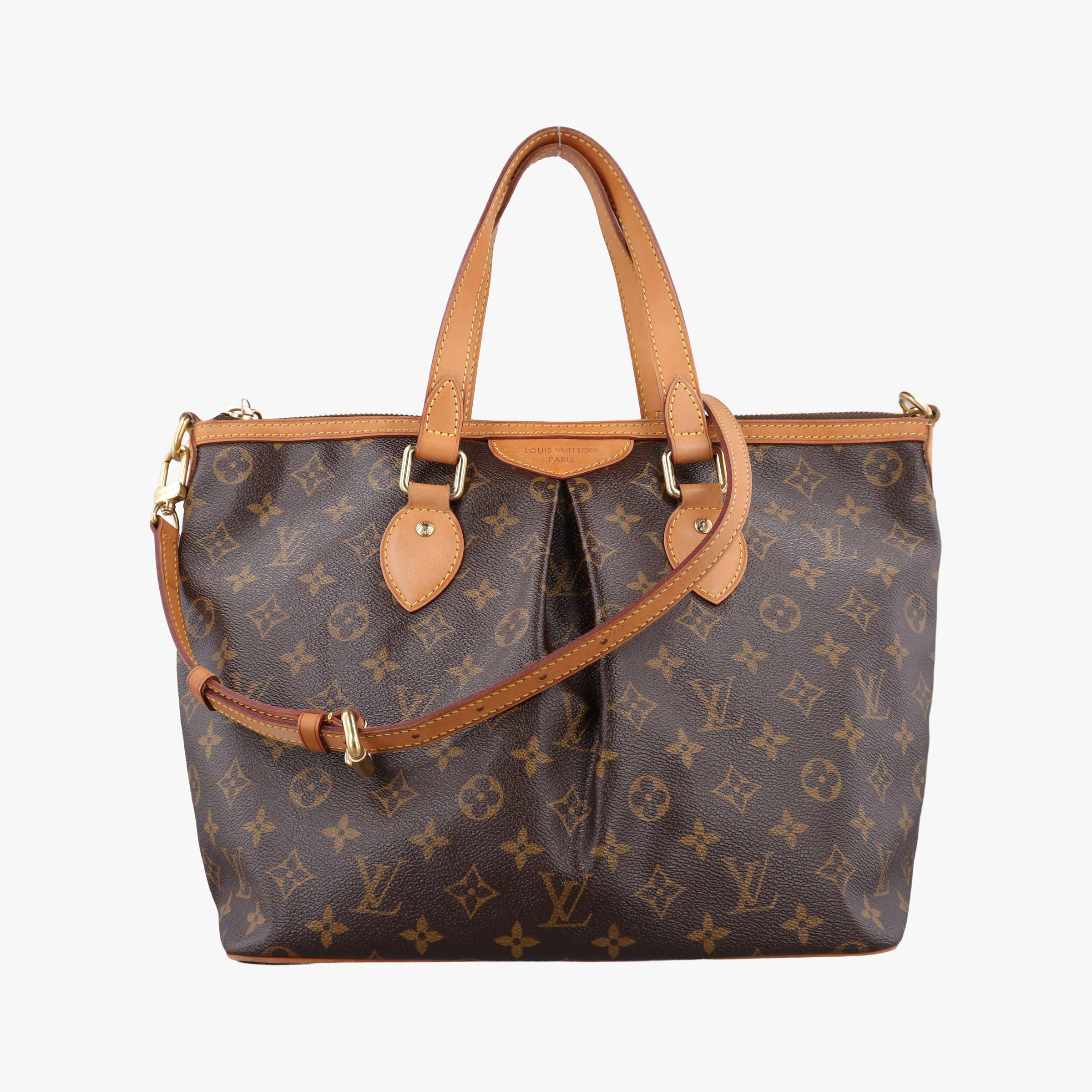 Vintage Louis Vuitton PALERMO PM brown Monogram Canvas M40145 shoulderbag | stylenewstar