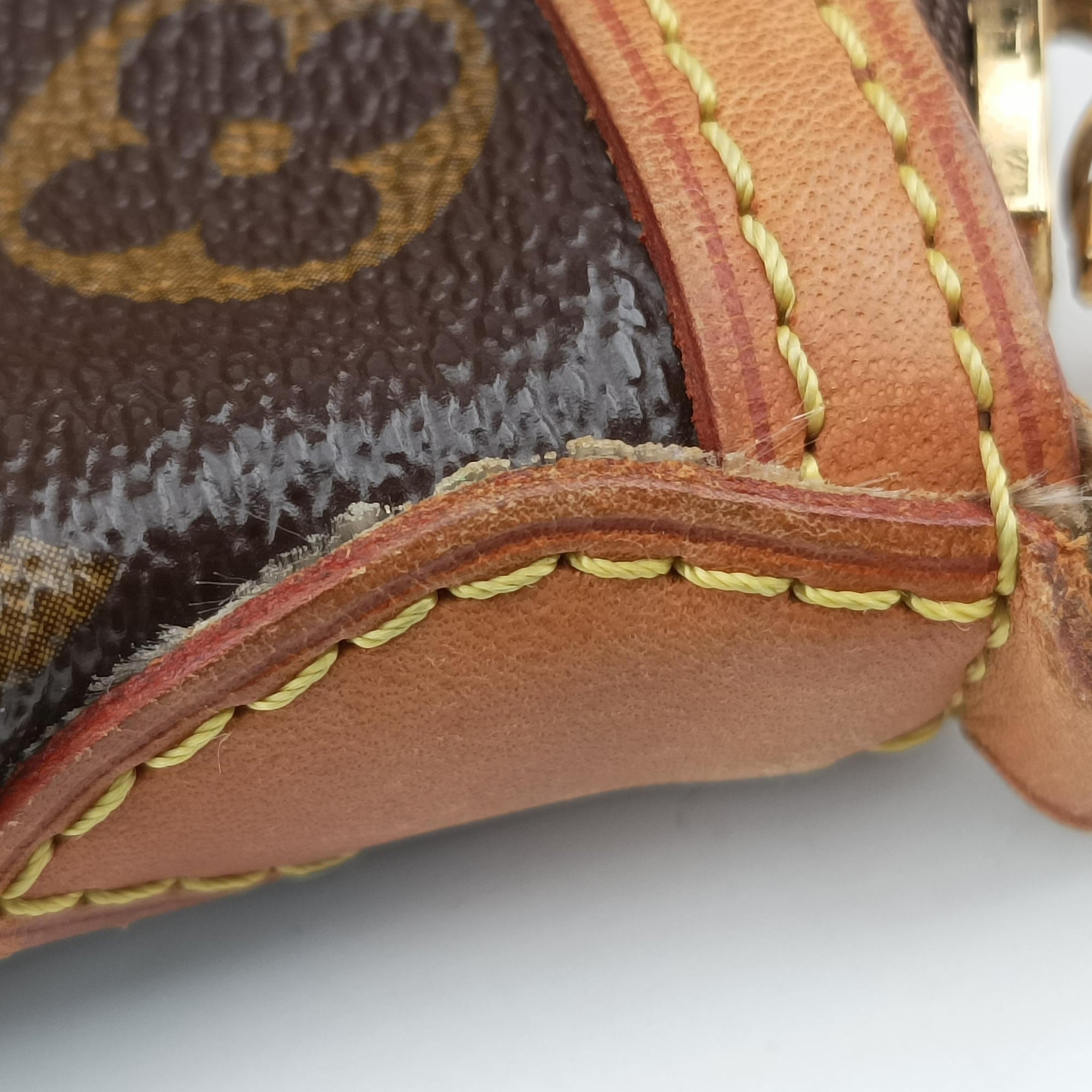 Vintage Louis Vuitton PALERMO PM brown Monogram Canvas M40145 shoulderbag | stylenewstar