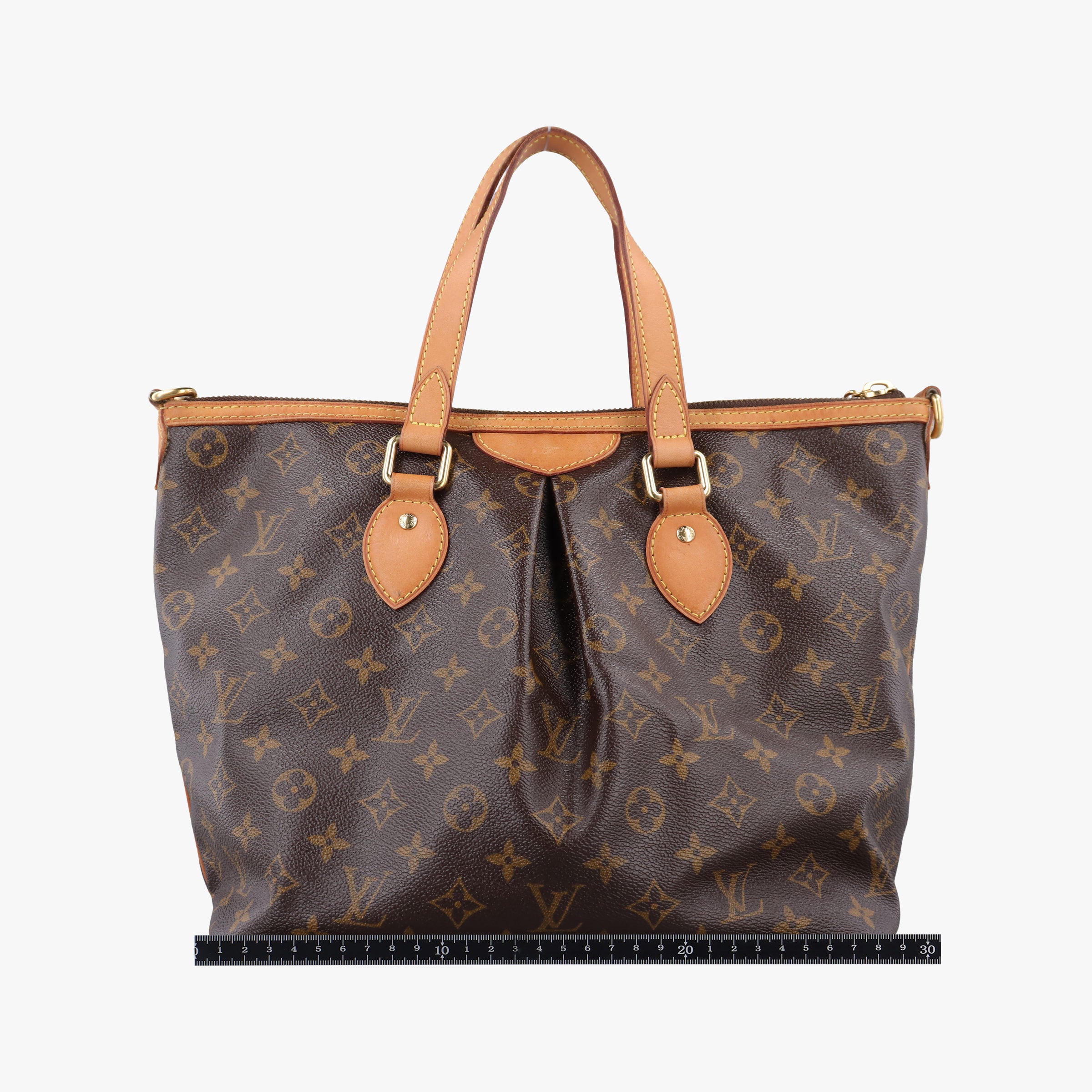 Vintage Louis Vuitton PALERMO PM brown Monogram Canvas M40145 shoulderbag | stylenewstar