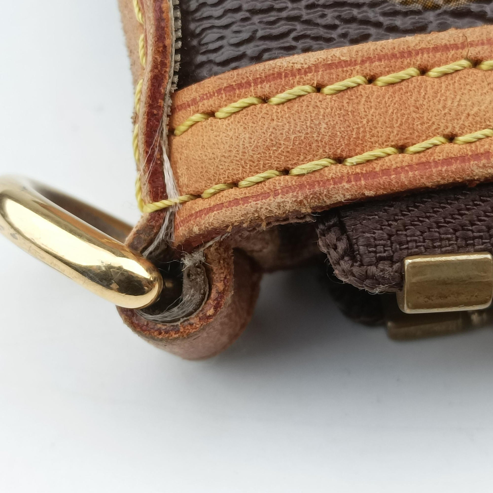 Vintage Louis Vuitton PALERMO PM brown Monogram Canvas M40145 shoulderbag | stylenewstar