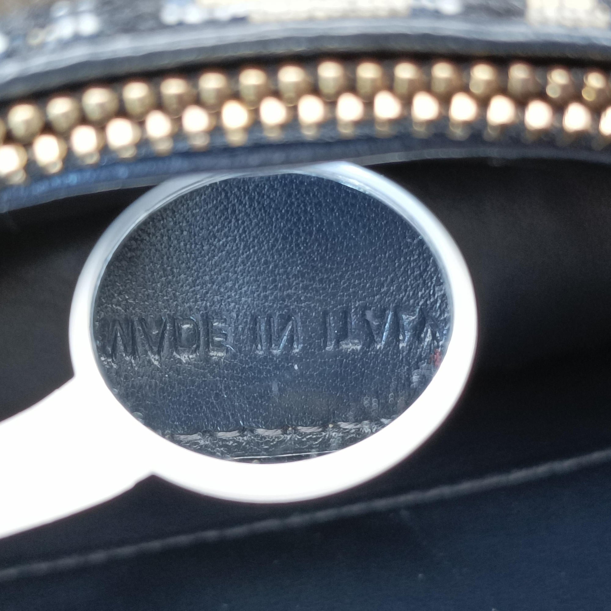 Pre-owned Christian Dior Saddle Navy×Gray Jacquard x Leather  bum bag/waist bag | stylenewstar