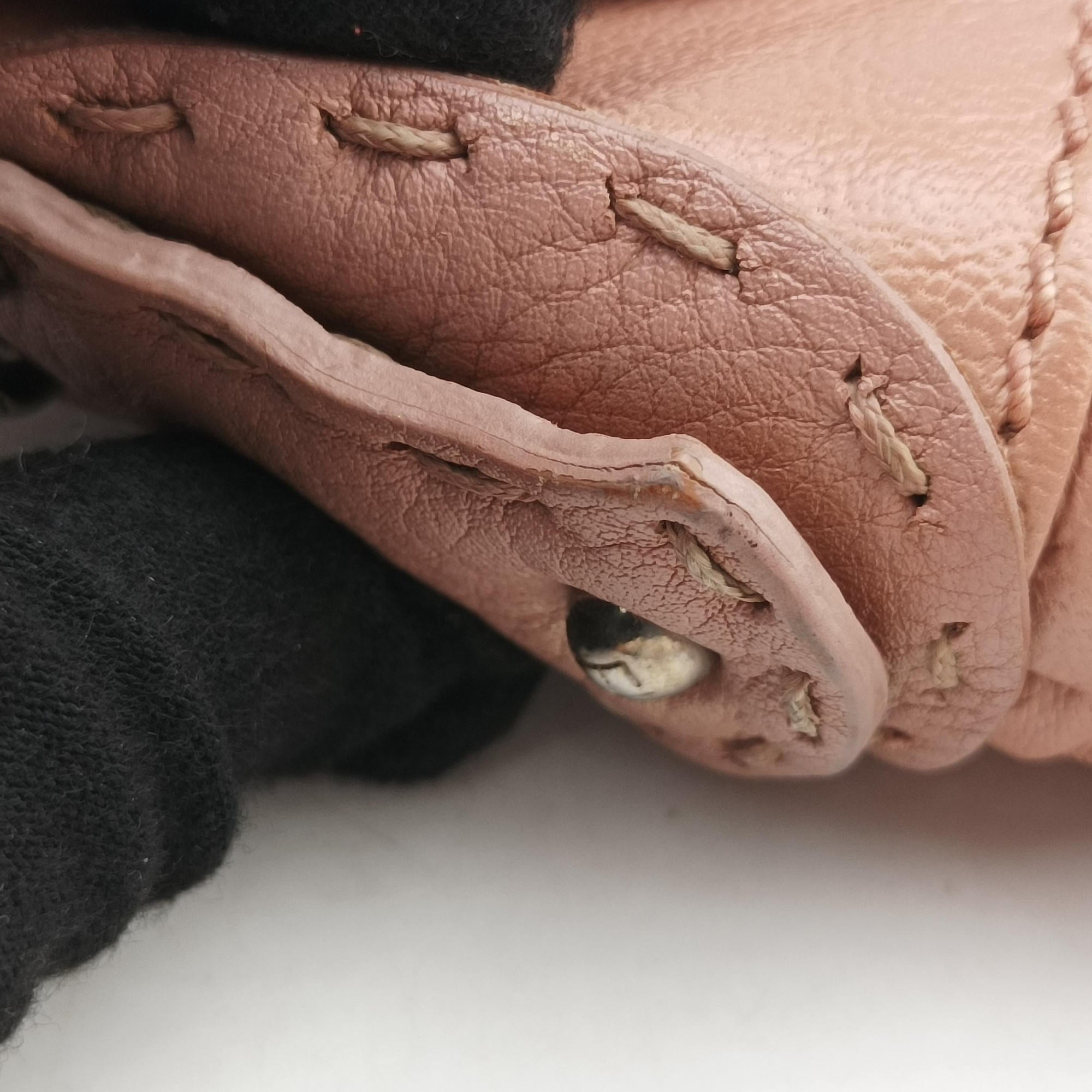 Vintage Fendi selleria flap pink Leather 8BR356 shoulderbag | stylenewstar