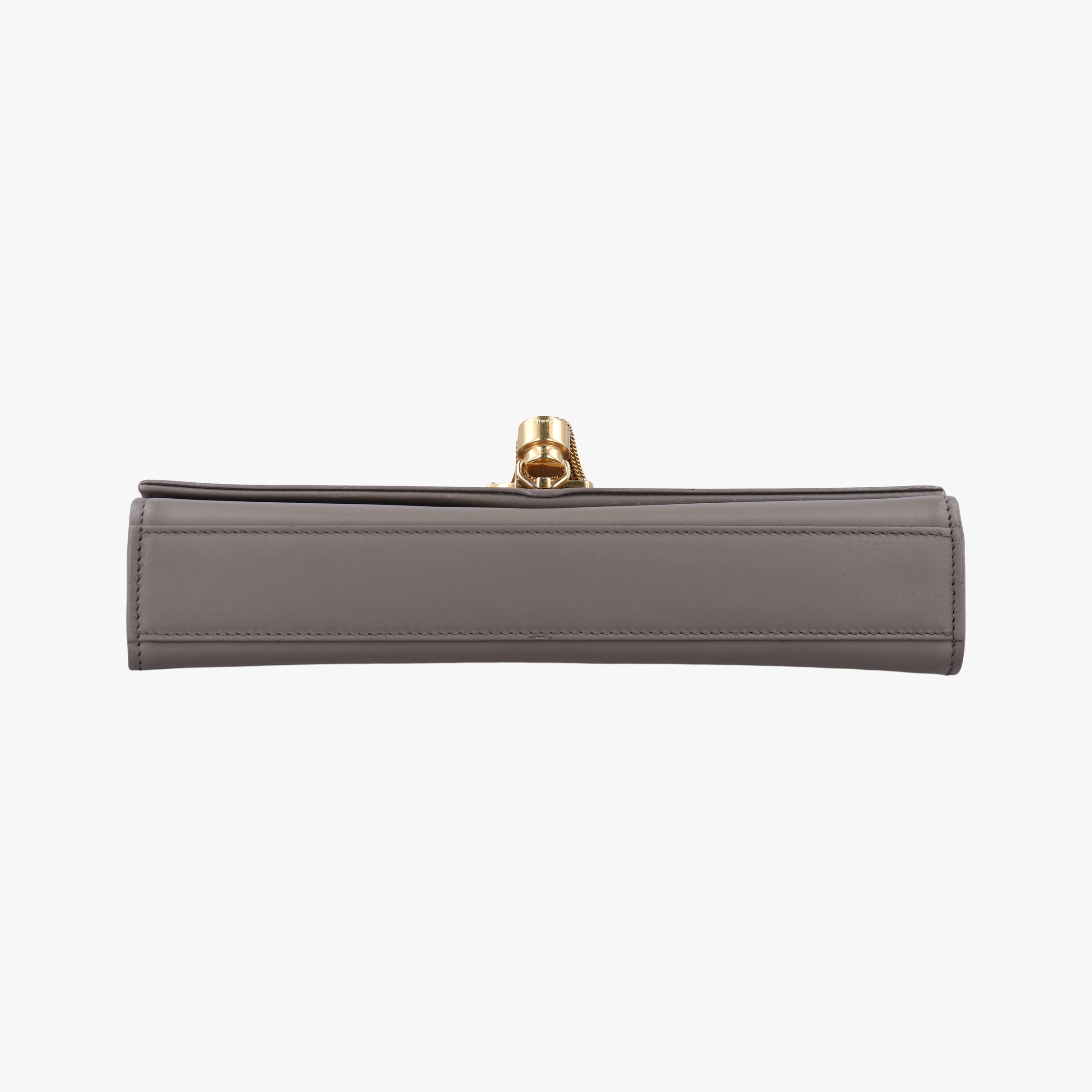 Pre-owned Yves Saint Laurent KATE Grey Leather 354119 shoulderbag | stylenewstar