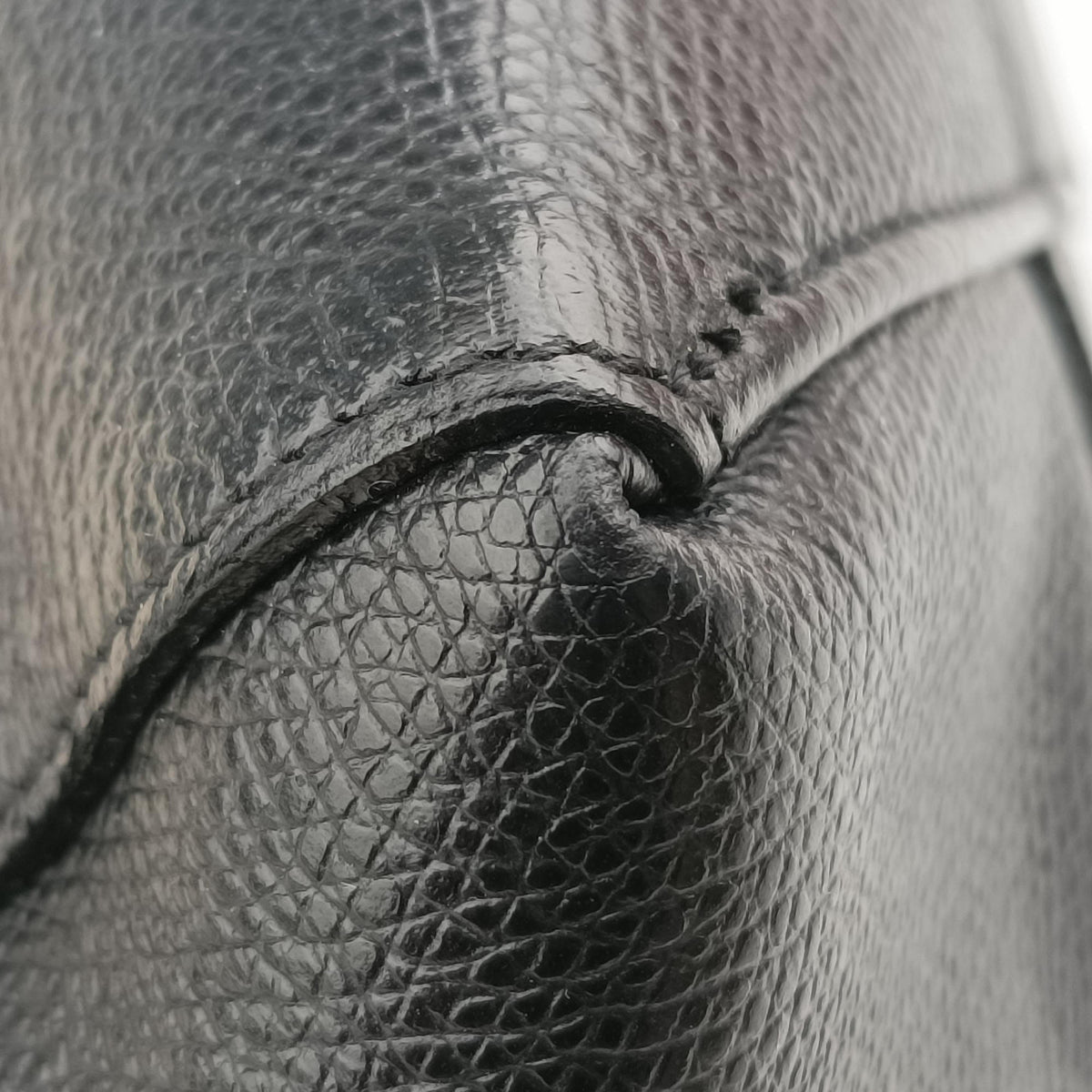 Pre-owned Celine Cabas Tote Cream × Black Leather  shoulderbag | stylenewstar