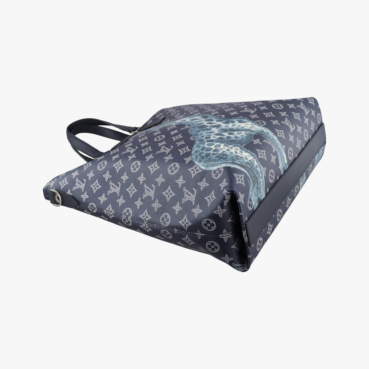 Vintage Louis Vuitton Jake & Dinos Chapman Brothers Giraffe Navy Monogram Savannah M54127 handbag | stylenewstar