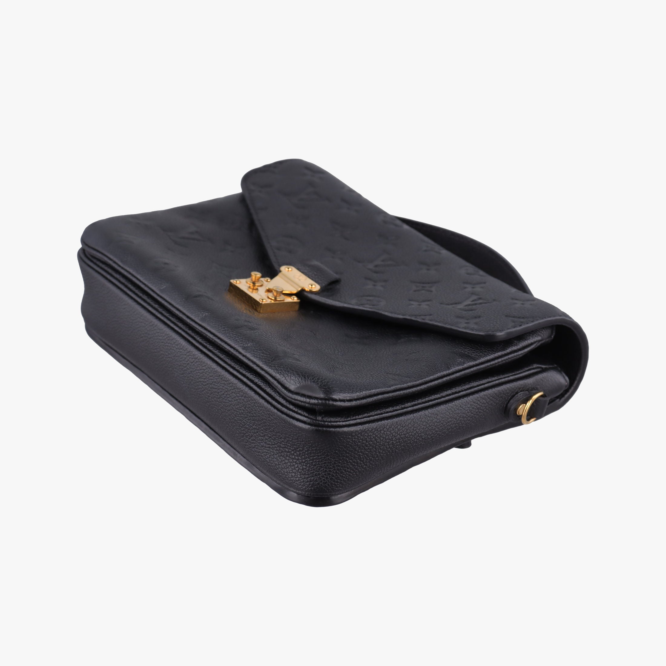 Vintage Louis Vuitton Pochette MeTIS MM Noir Monogram Empreinte M41487 handbag | stylenewstar