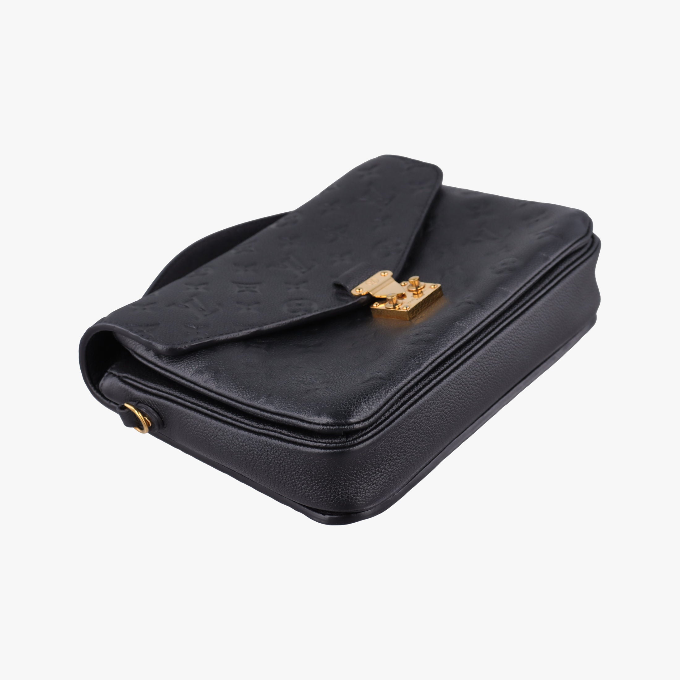 Vintage Louis Vuitton Pochette MeTIS MM Noir Monogram Empreinte M41487 handbag | stylenewstar
