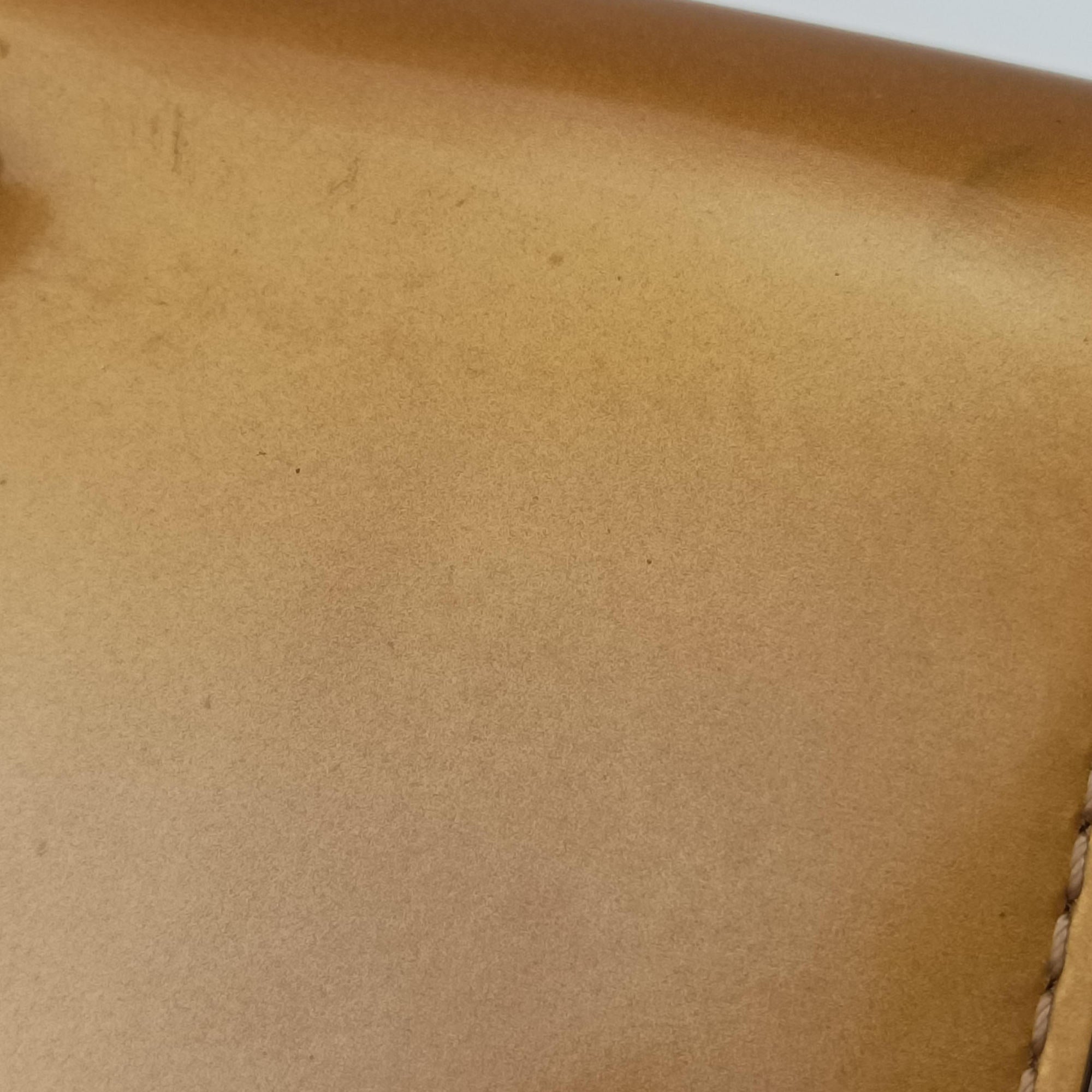 Pre-owned Louis Vuitton Pochette Louise MM Mustard Yellow Vernis  shoulderbag | stylenewstar
