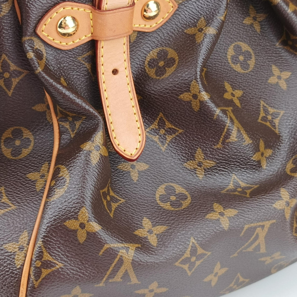 Pre-owned Louis Vuitton TIVOLI GM Brown Monogram Canvas M40144 handbag | stylenewstar