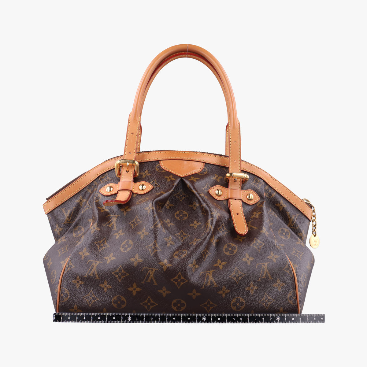 Pre-owned Louis Vuitton TIVOLI GM Brown Monogram Canvas M40144 handbag | stylenewstar