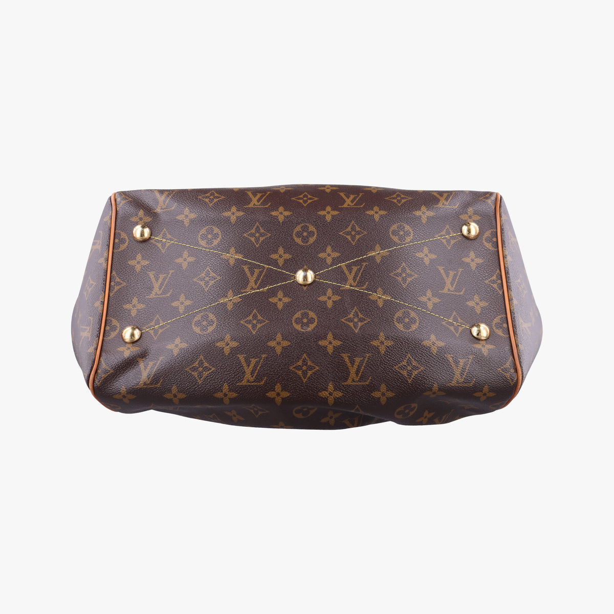 Pre-owned Louis Vuitton TIVOLI GM Brown Monogram Canvas M40144 handbag | stylenewstar