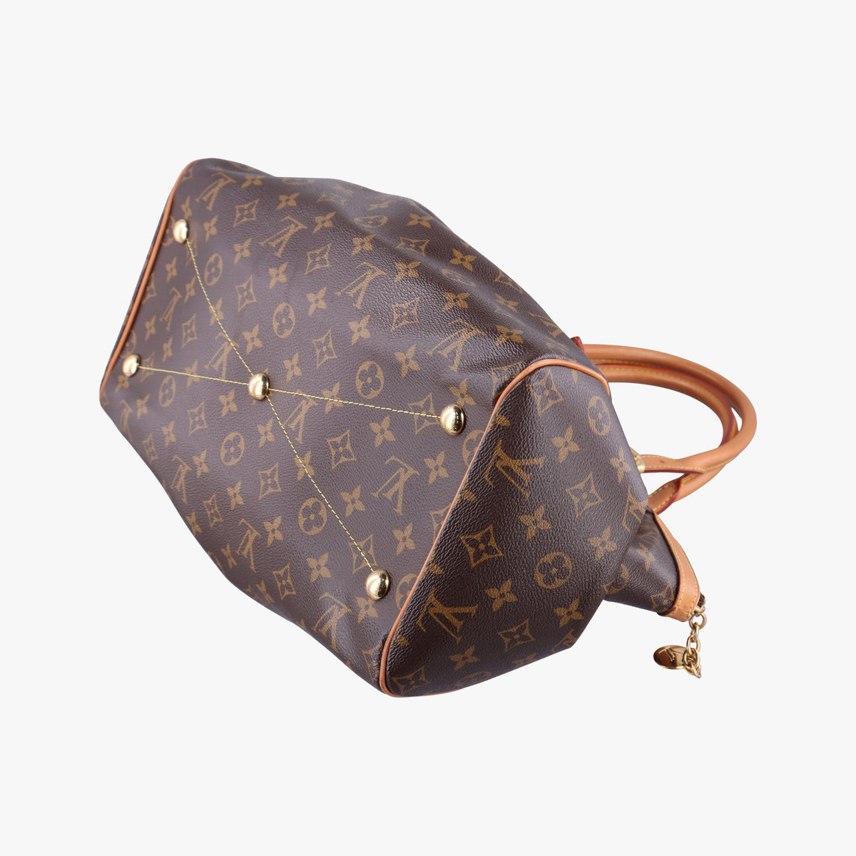 Pre-owned Louis Vuitton TIVOLI GM Brown Monogram Canvas M40144 handbag | stylenewstar