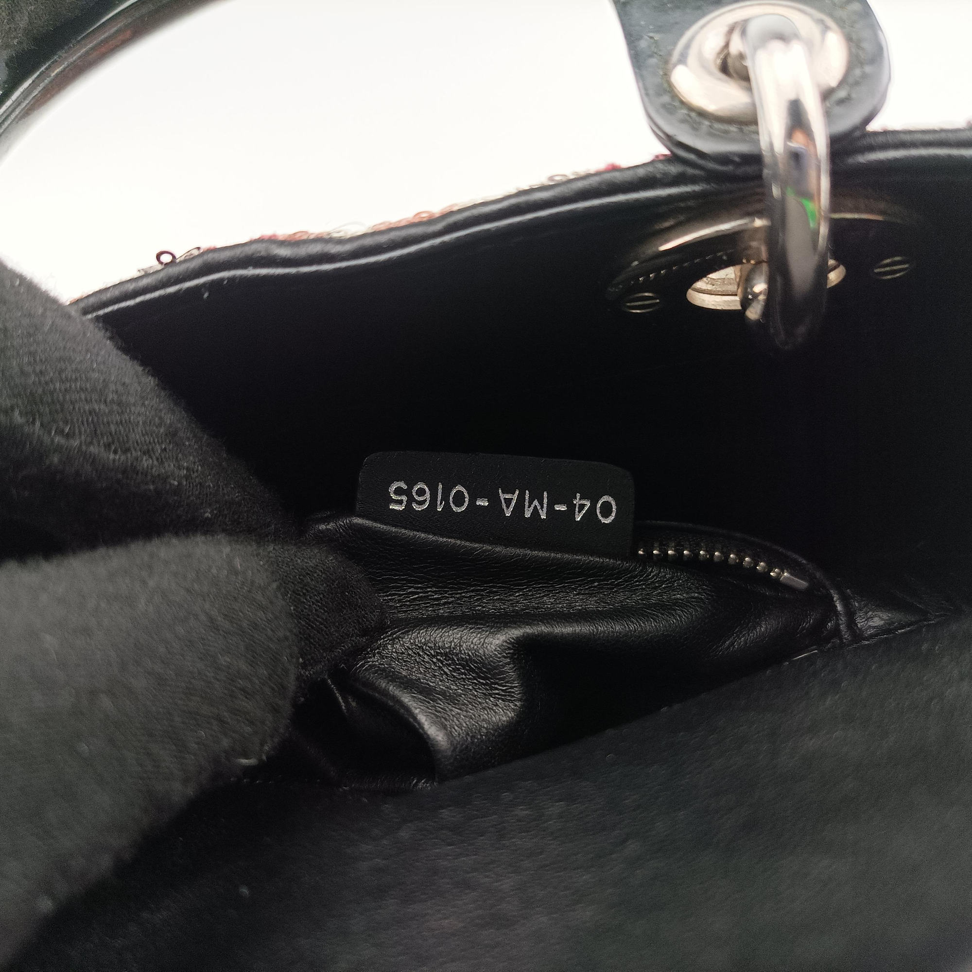 Pre-owned Christian Dior Lady Dior Multicolour Sequins￡ leather  shoulderbag | stylenewstar