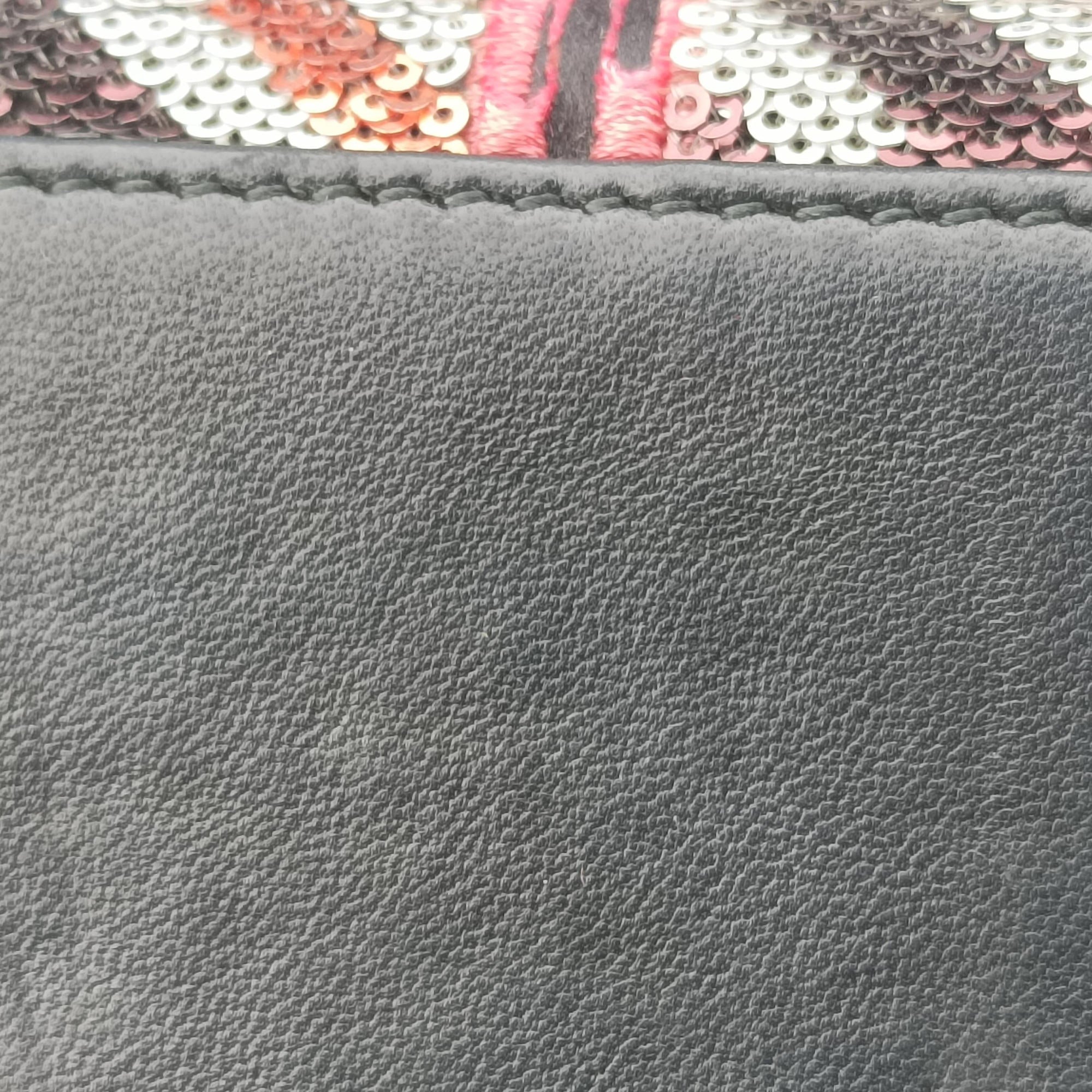 Pre-owned Christian Dior Lady Dior Multicolour Sequins￡ leather  shoulderbag | stylenewstar
