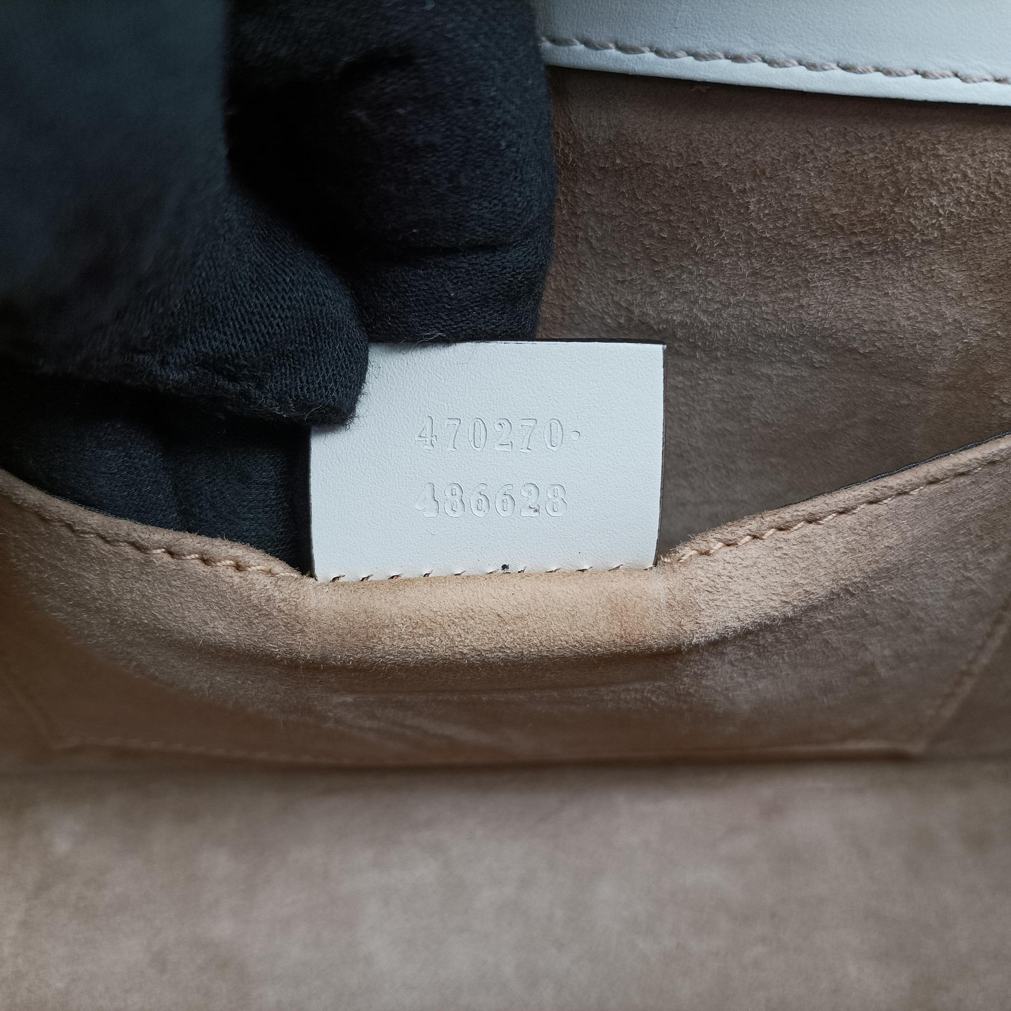 Vintage Gucci Sylvie Ivory×navy×red Leather 470270 shoulderbag | stylenewstar