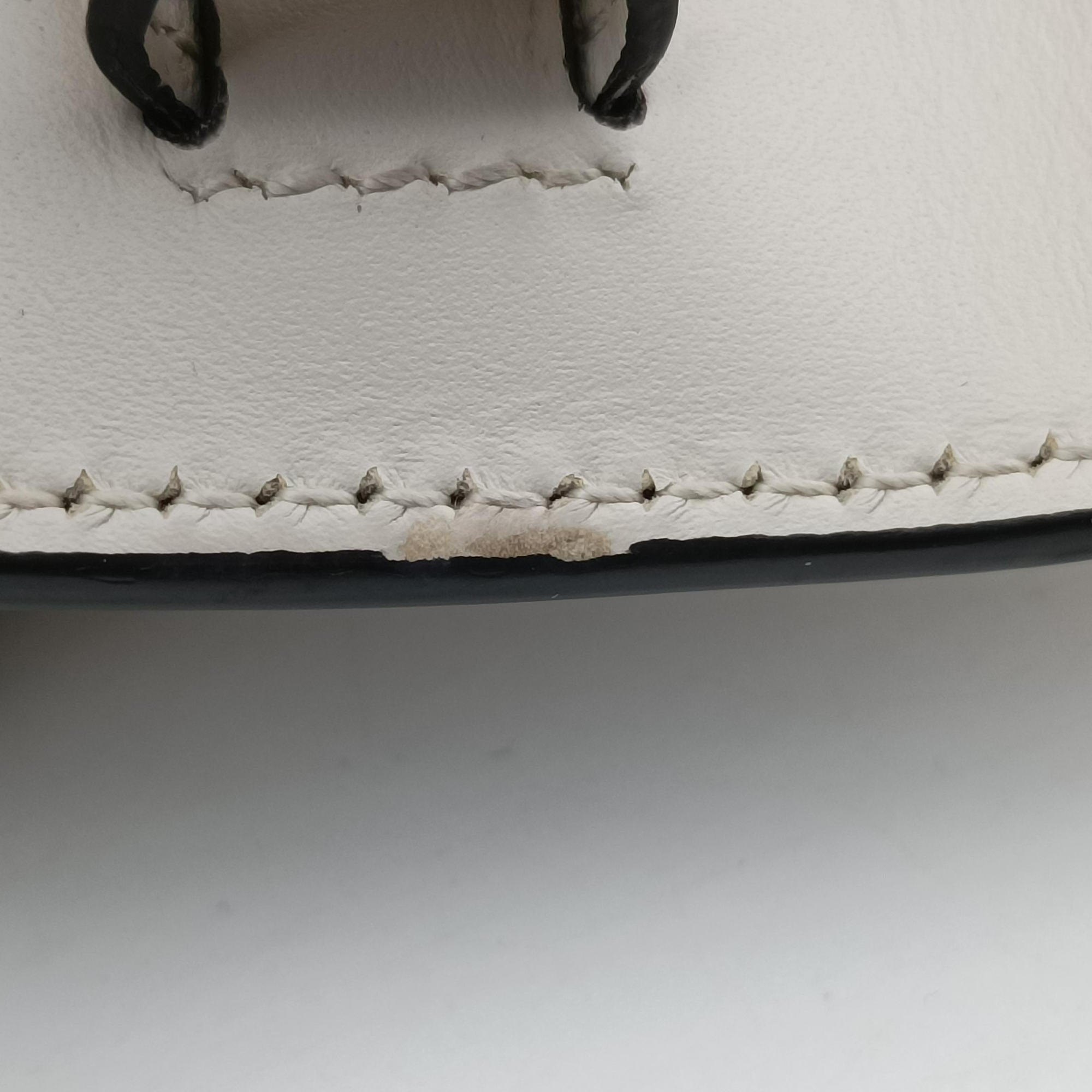 Vintage Gucci Sylvie Ivory×navy×red Leather 470270 shoulderbag | stylenewstar