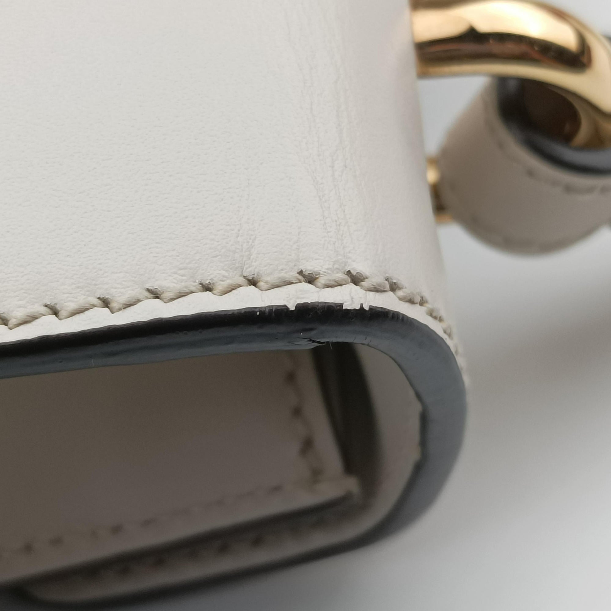 Vintage Gucci Sylvie Ivory×navy×red Leather 470270 shoulderbag | stylenewstar