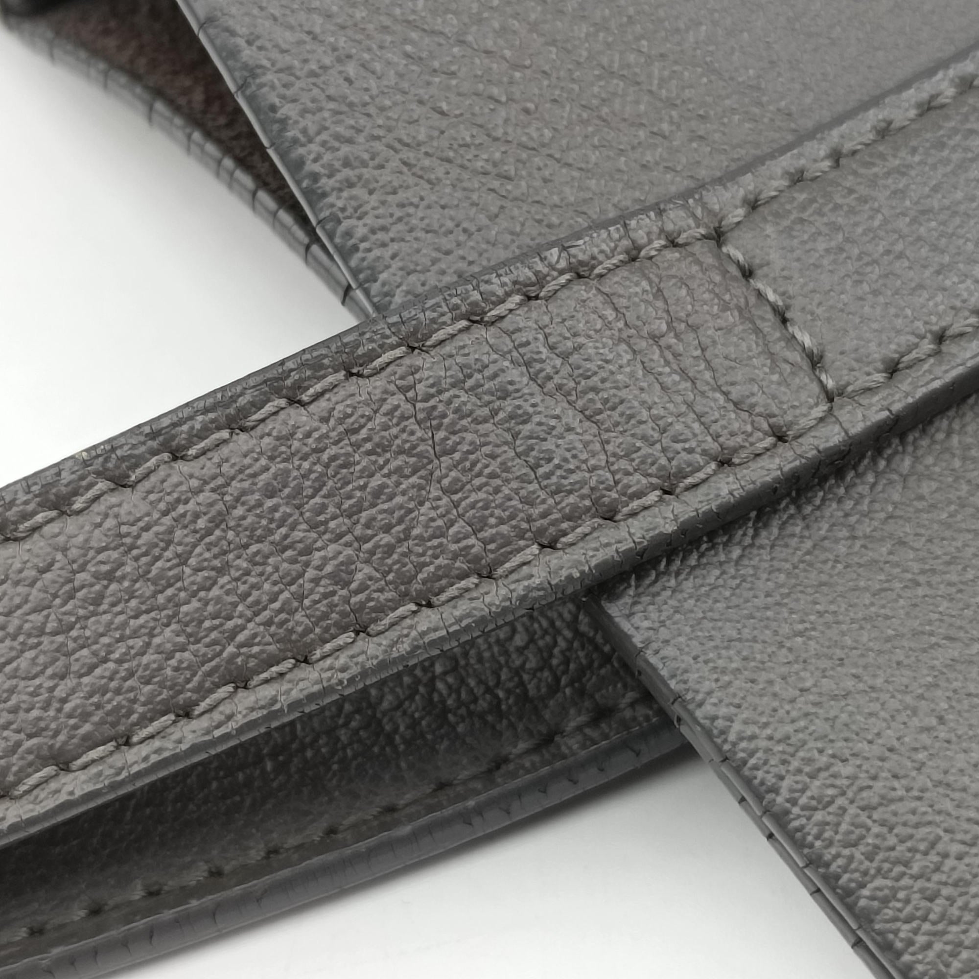 Secondhand Yves Saint Laurent Shopper Grey Leather 600281 shoulderbag | stylenewstar