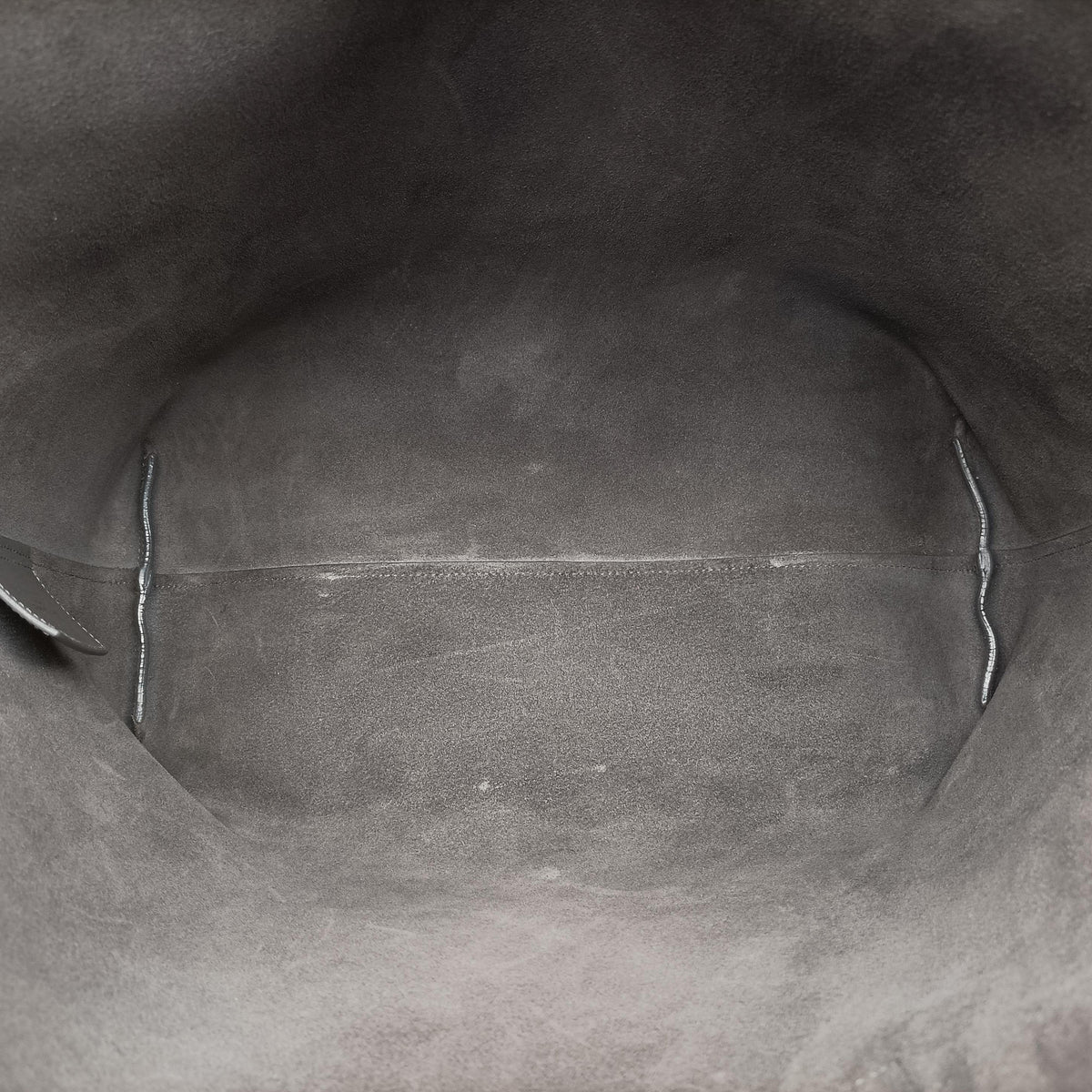 Secondhand Yves Saint Laurent Shopper Grey Leather 600281 shoulderbag | stylenewstar