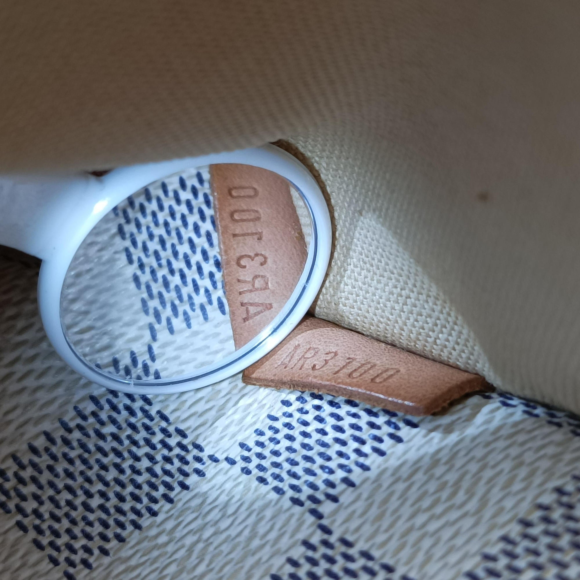 Pre-owned Louis Vuitton TOTALLY MM Azur Damier Canvas N51262 shoulderbag | stylenewstar