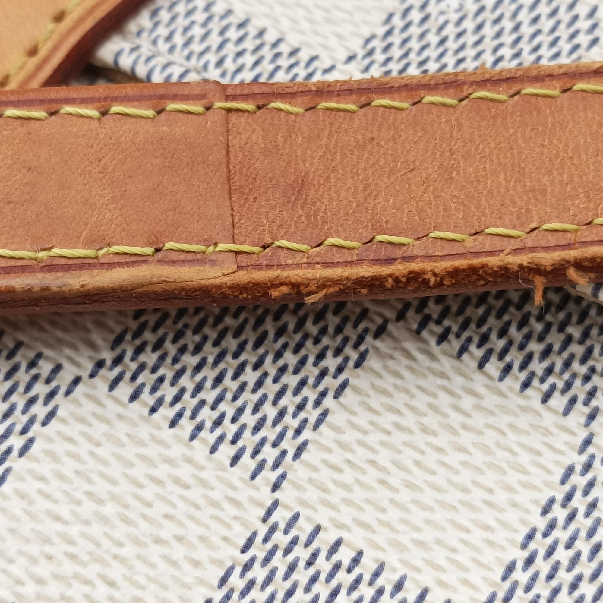 Pre-owned Louis Vuitton TOTALLY MM Azur Damier Canvas N51262 shoulderbag | stylenewstar