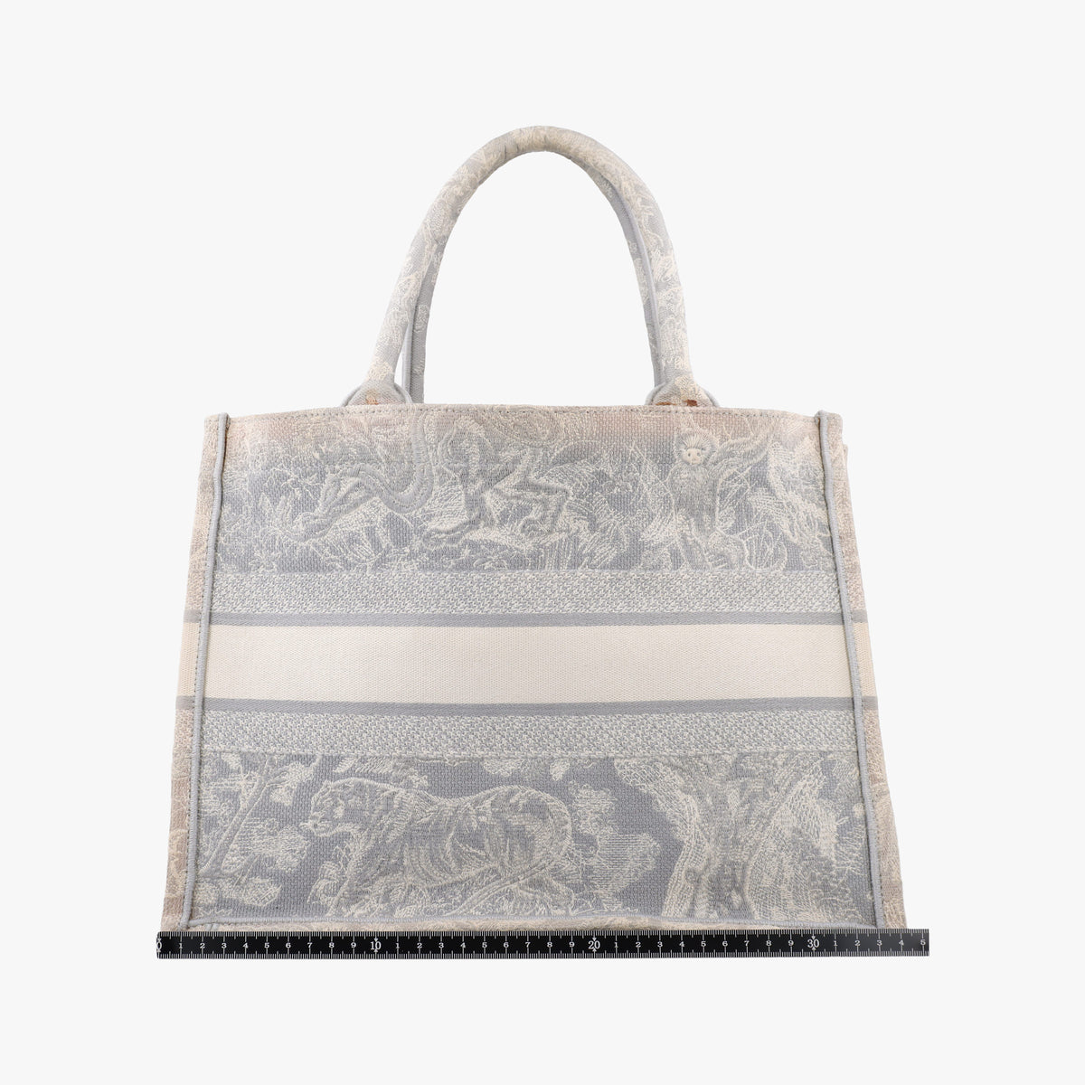 Pre-owned Christian Dior Toile de Jouy Grey canvas  handbag | stylenewstar