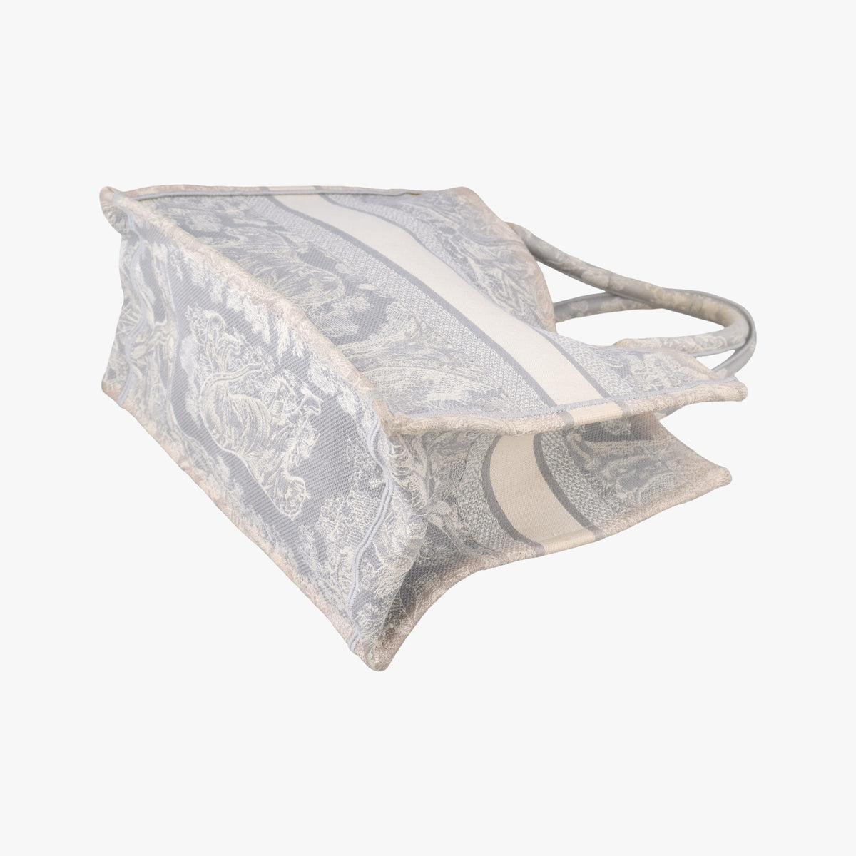 Pre-owned Christian Dior Toile de Jouy Grey canvas  handbag | stylenewstar