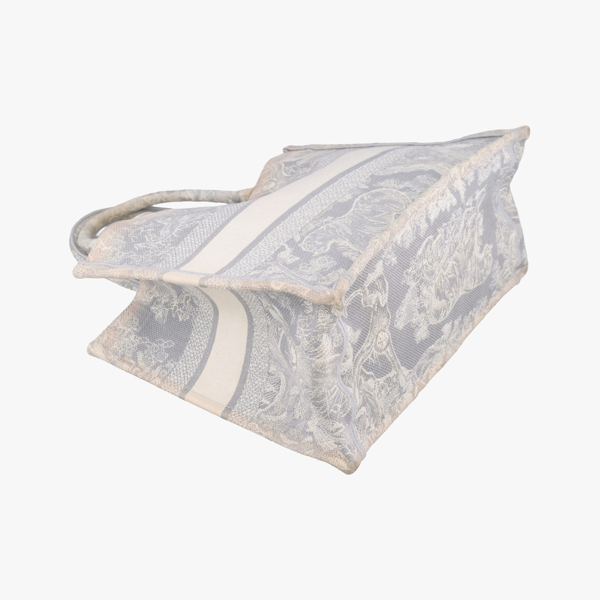 Pre-owned Christian Dior Toile de Jouy Grey canvas  handbag | stylenewstar