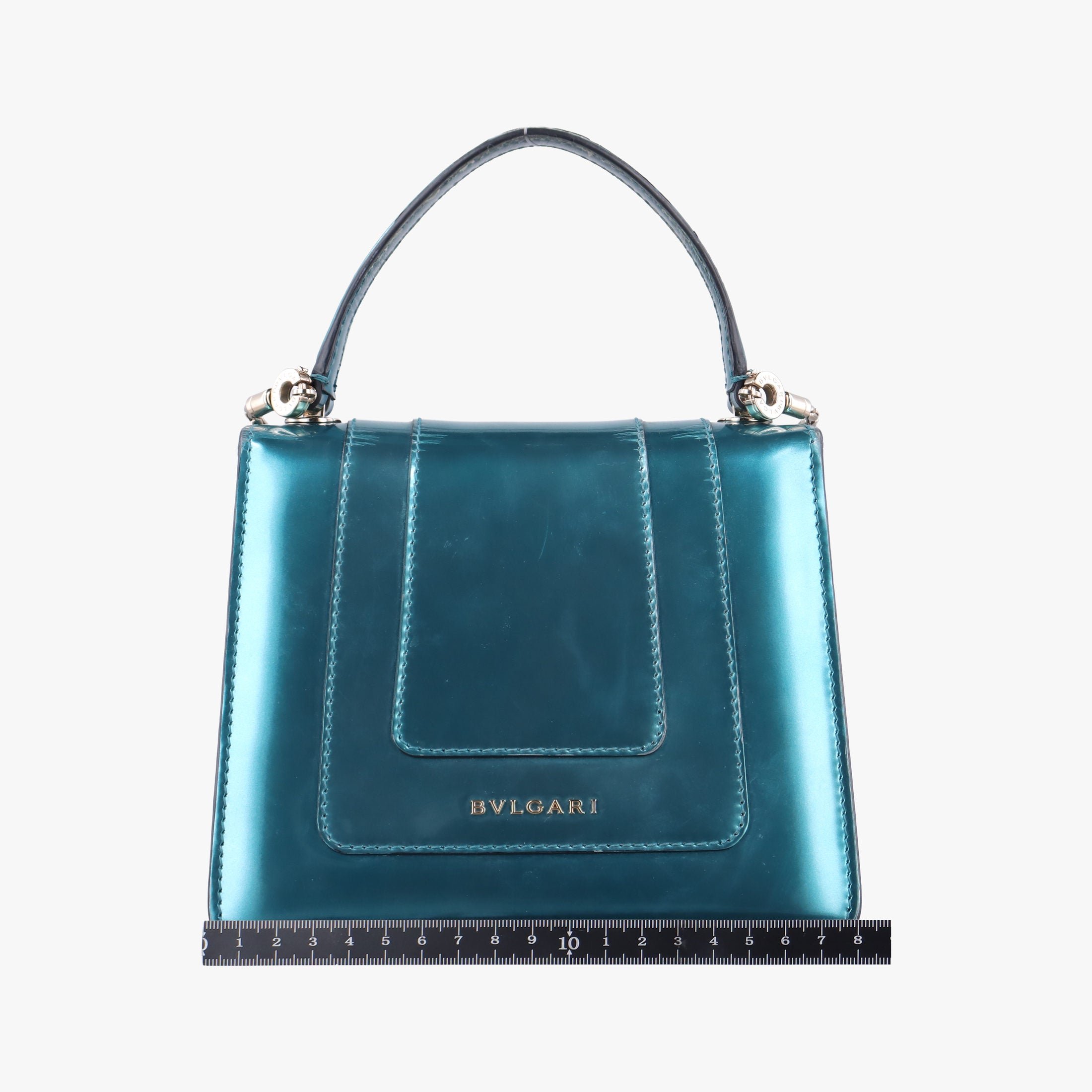 Pre-owned Bvlgari SERPENTI FOREVER Blue Enamel  shoulderbag | stylenewstar