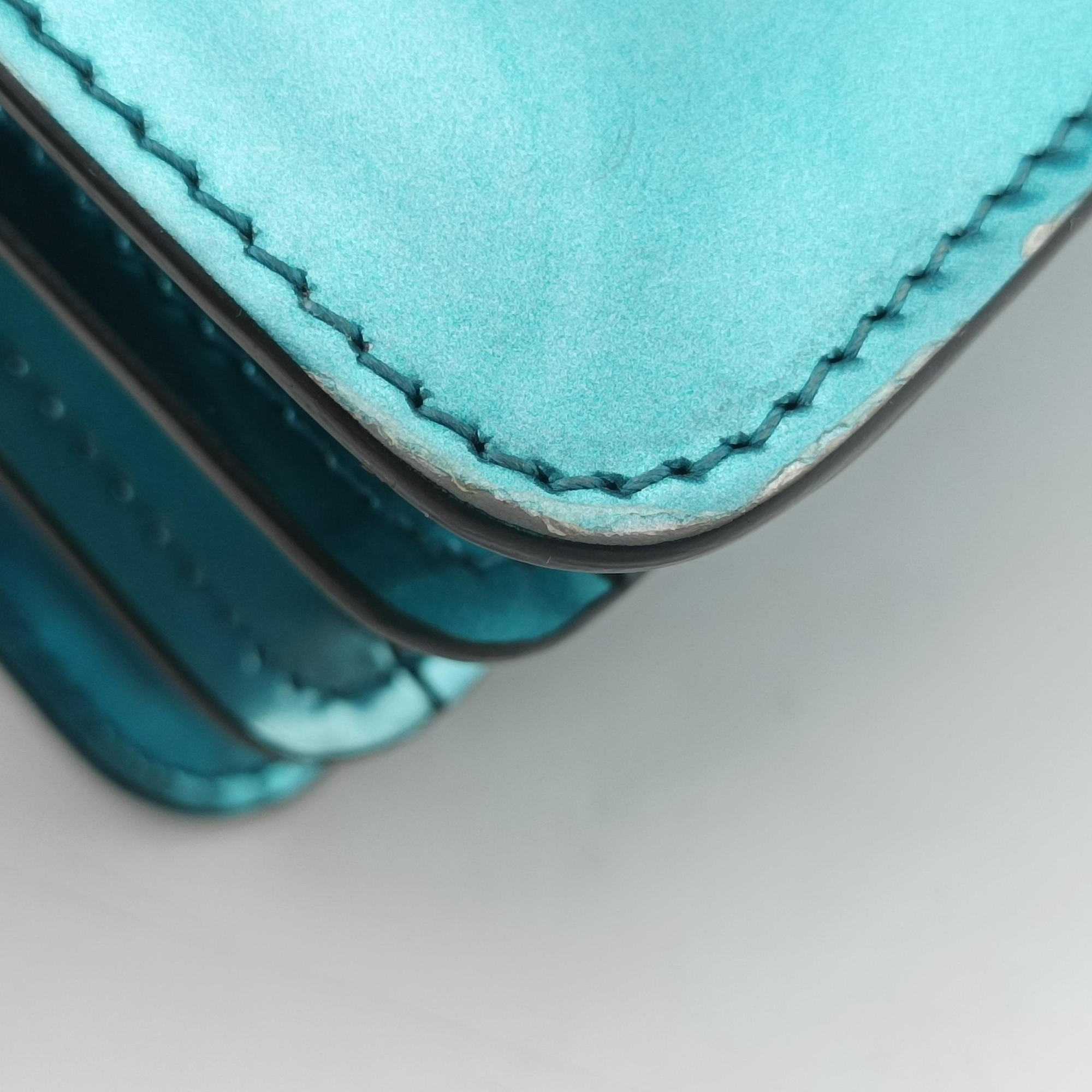 Pre-owned Bvlgari SERPENTI FOREVER Blue Enamel  shoulderbag | stylenewstar