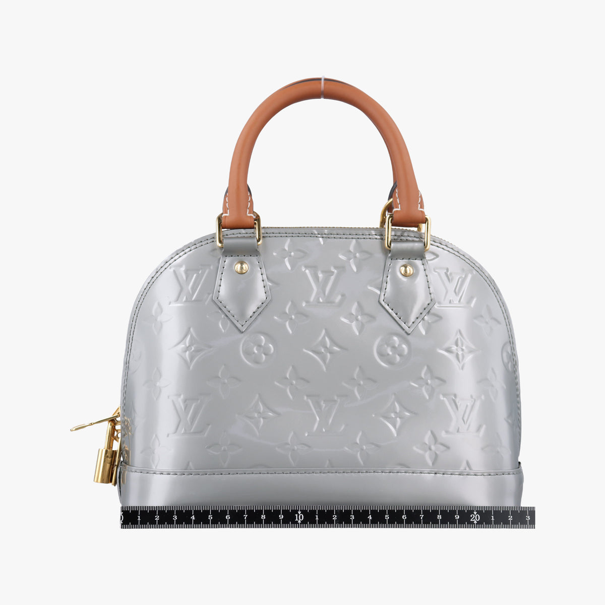 Pre-owned Louis Vuitton Alma BB Argent Monogram Vernis M90484 shoulderbag | stylenewstar