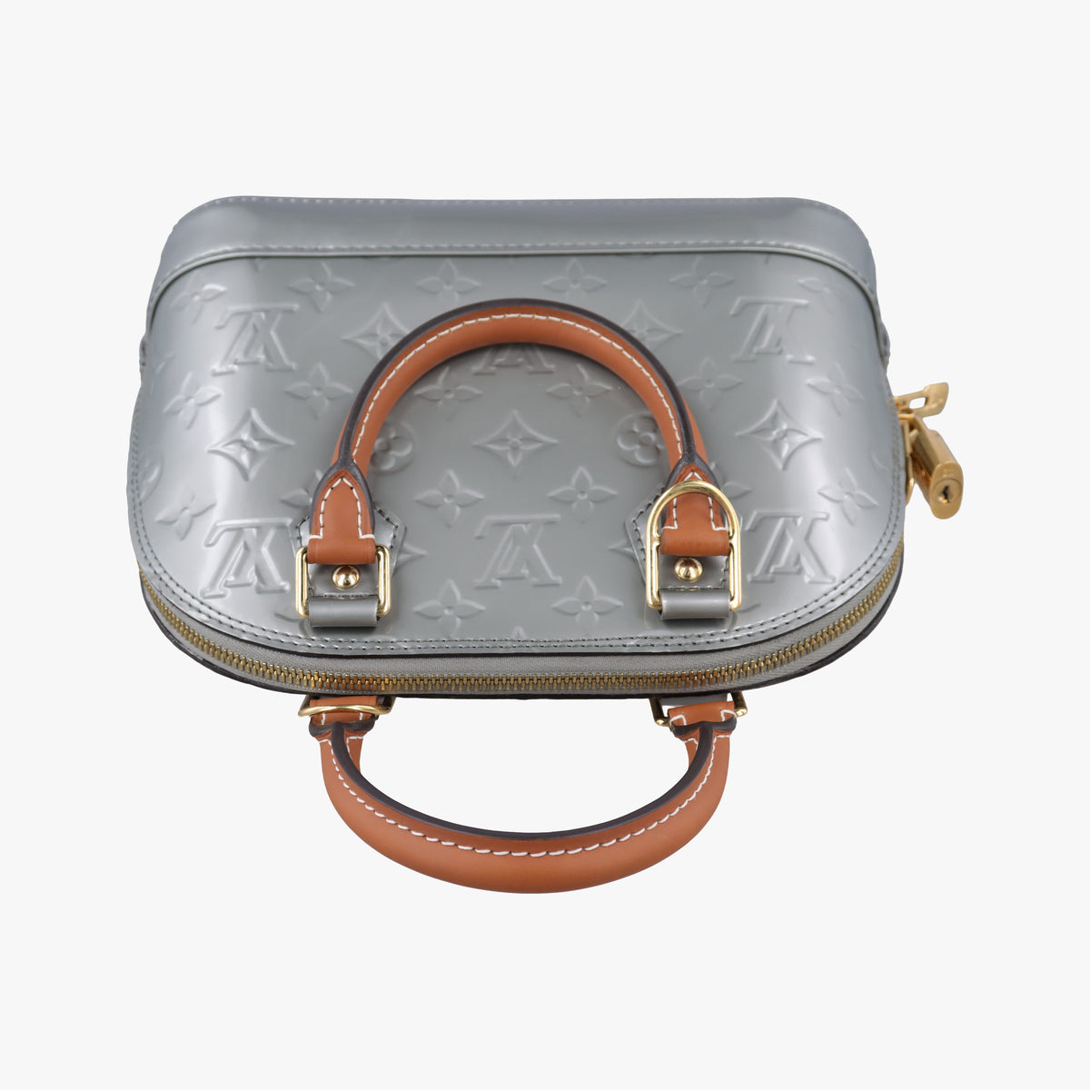 Pre-owned Louis Vuitton Alma BB Argent Monogram Vernis M90484 shoulderbag | stylenewstar