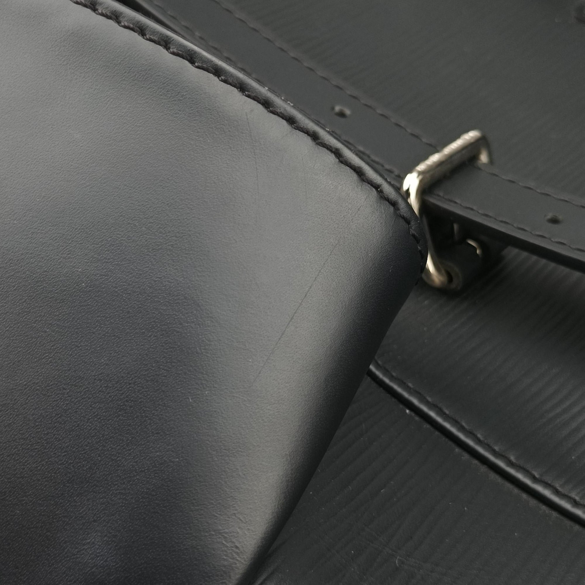 Pre-owned Louis Vuitton ChristopherPM BLACK Epi M50159 backpack/rucksack | stylenewstar