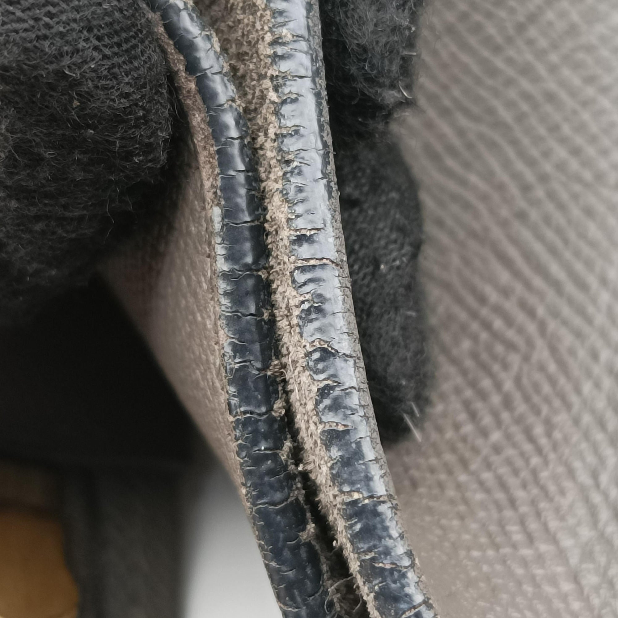 Vintage Celine Belt Mini Grey Leather  shoulderbag | stylenewstar