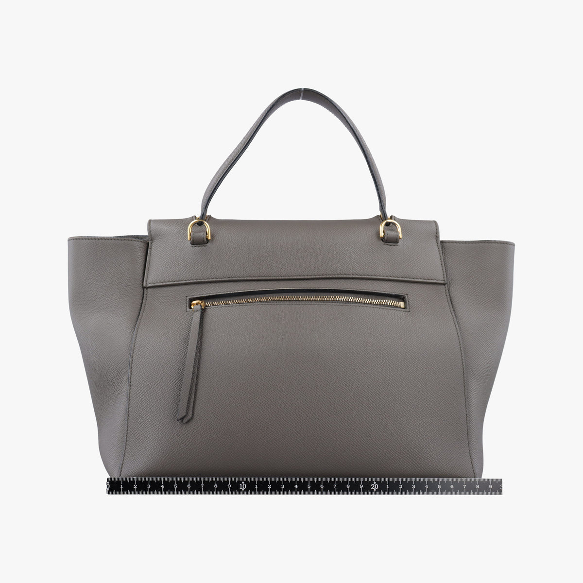 Vintage Celine Belt Mini Grey Leather  shoulderbag | stylenewstar