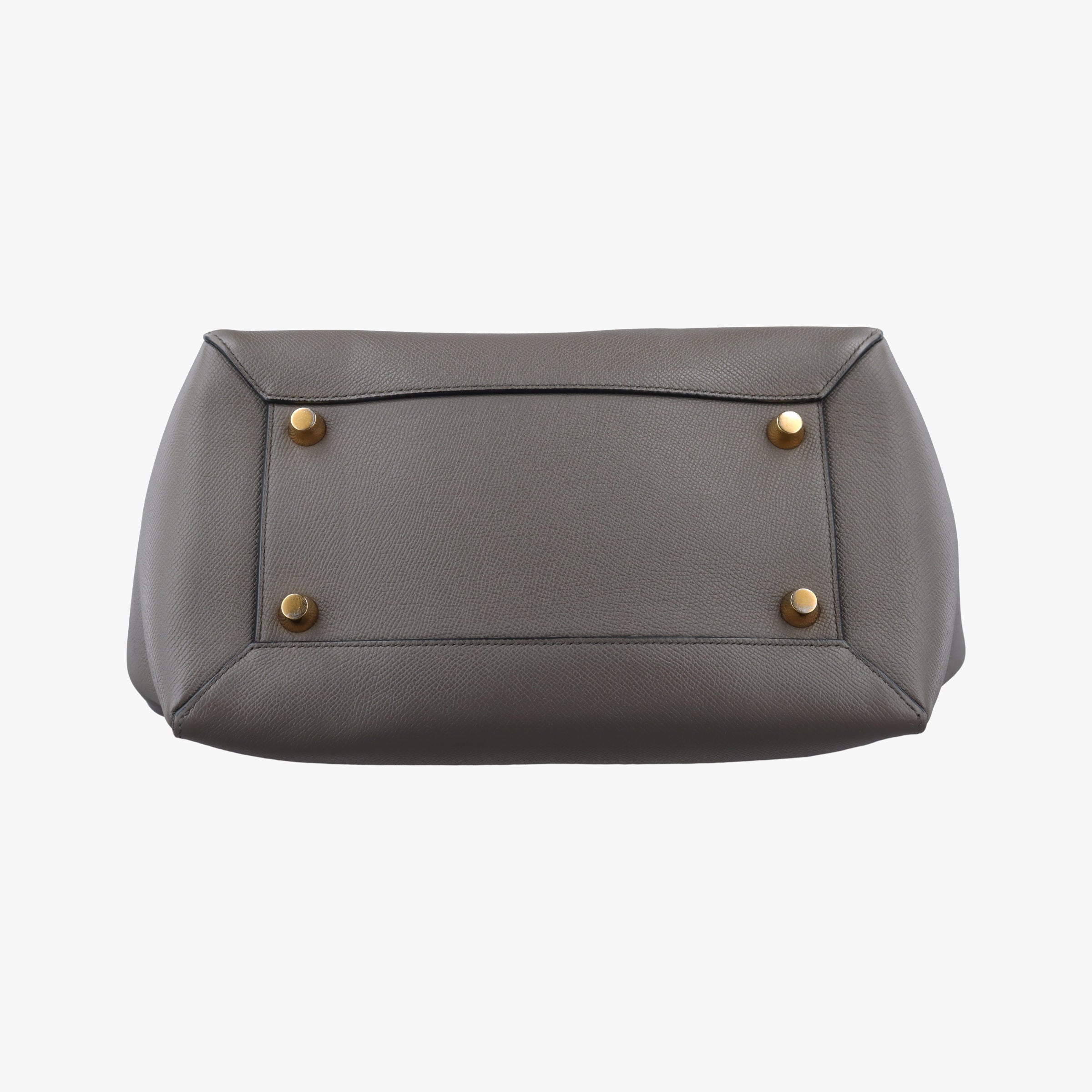 Vintage Celine Belt Mini Grey Leather  shoulderbag | stylenewstar