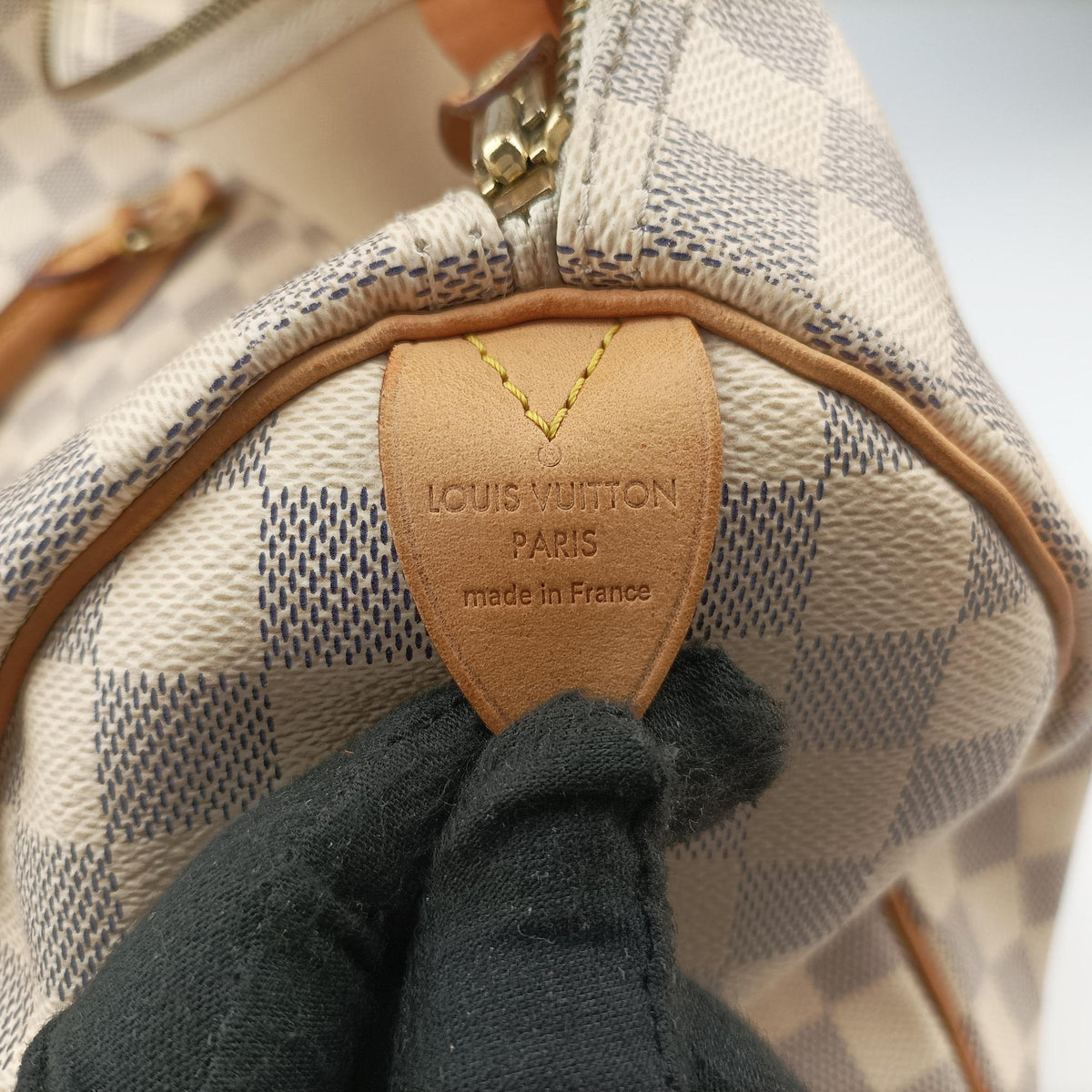 Pre-owned Louis Vuitton Speedy 35 Azur Damier Canvas N41535 handbag | stylenewstar
