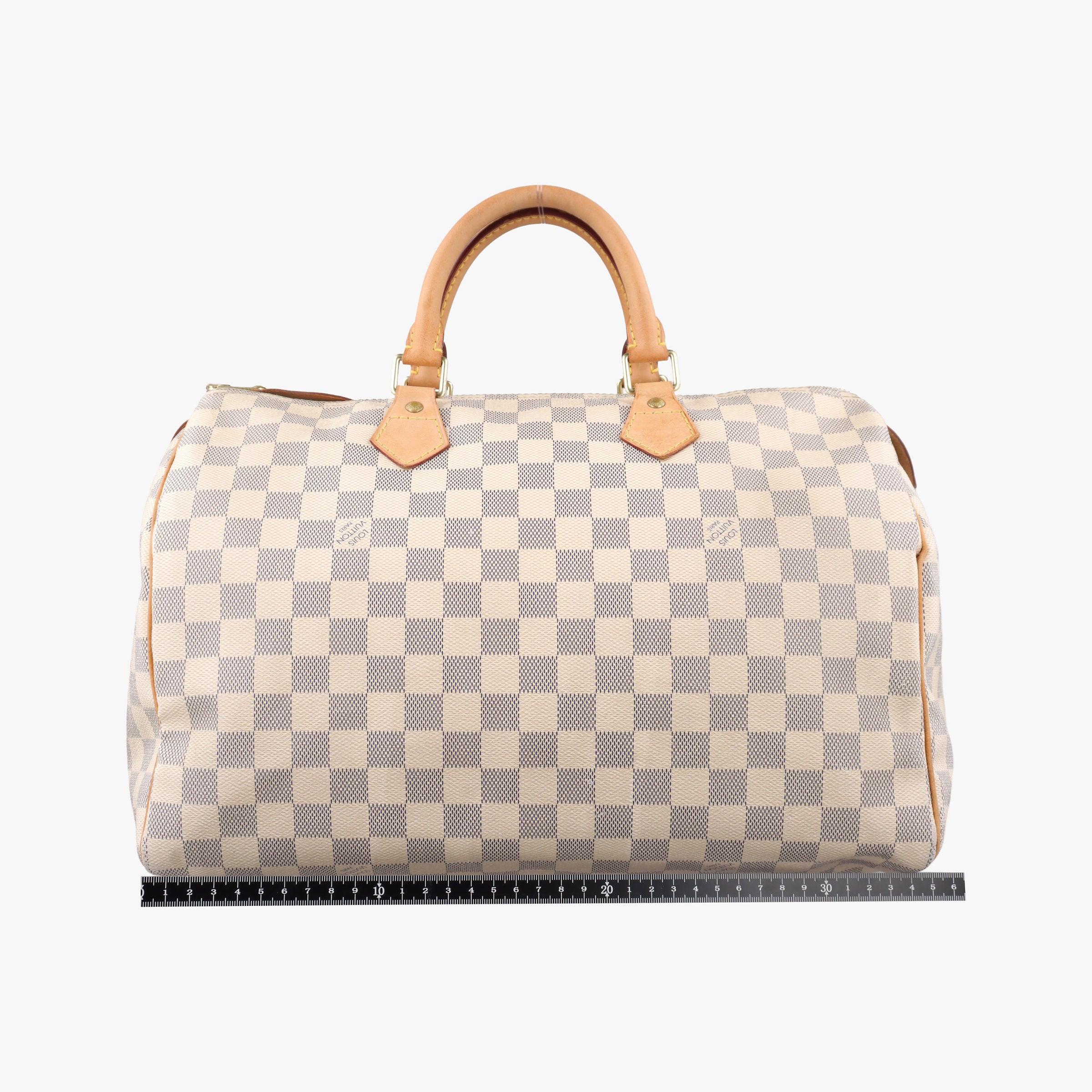 Pre-owned Louis Vuitton Speedy 35 Azur Damier Canvas N41535 handbag | stylenewstar