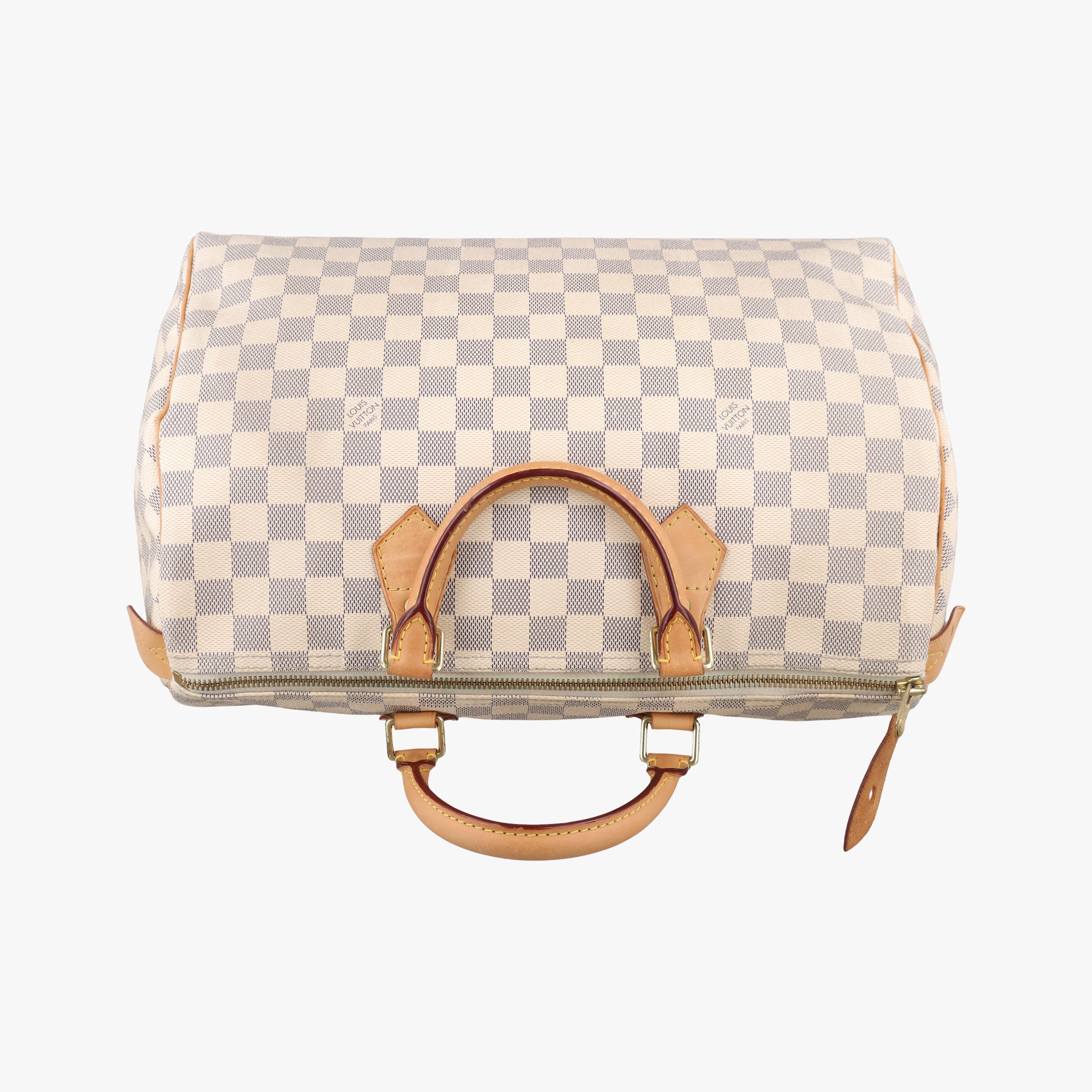 Pre-owned Louis Vuitton Speedy 35 Azur Damier Canvas N41535 handbag | stylenewstar