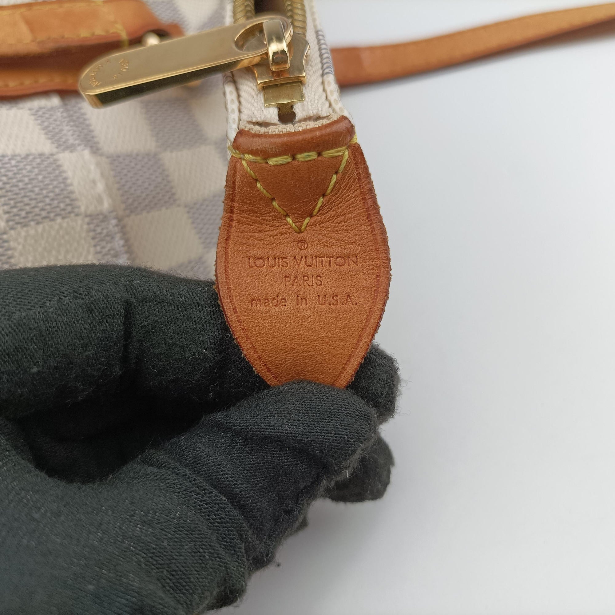Vintage Louis Vuitton TOTALLY MM Azur Damier Canvas N51262 shoulderbag | stylenewstar