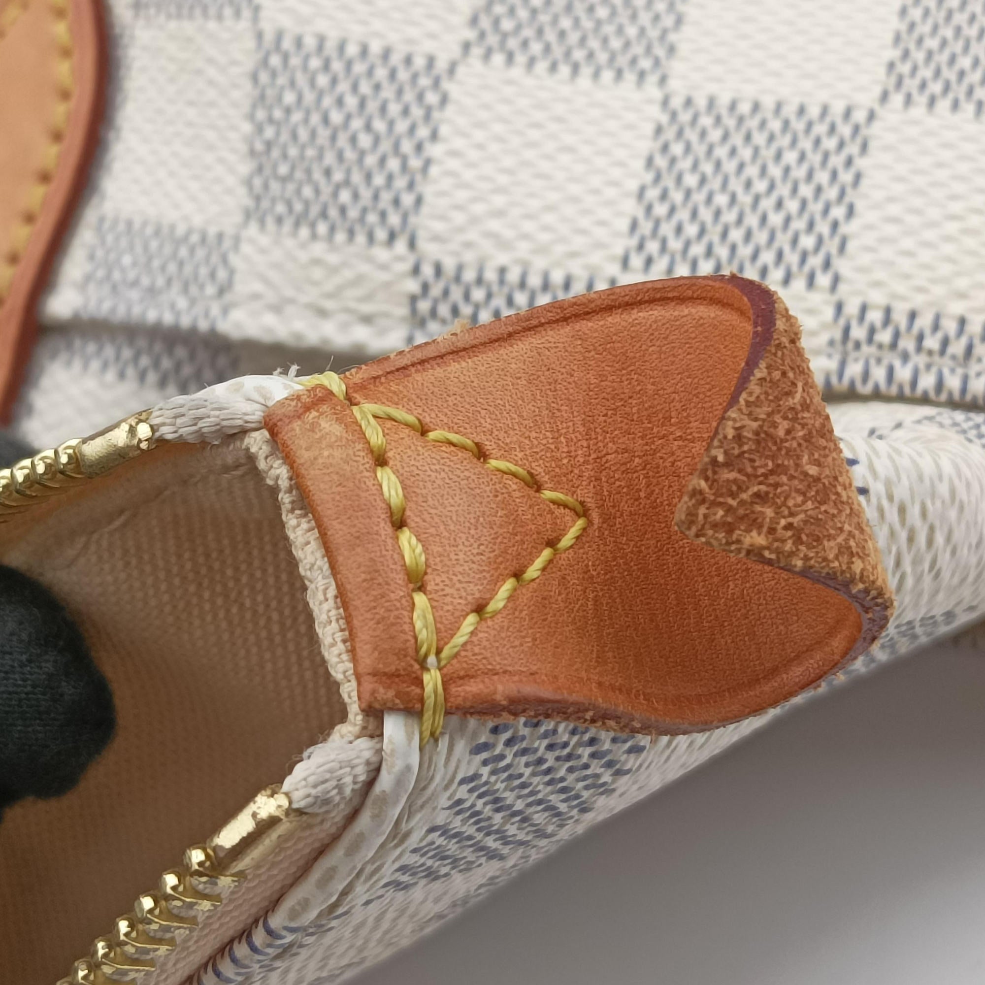 Vintage Louis Vuitton TOTALLY MM Azur Damier Canvas N51262 shoulderbag | stylenewstar