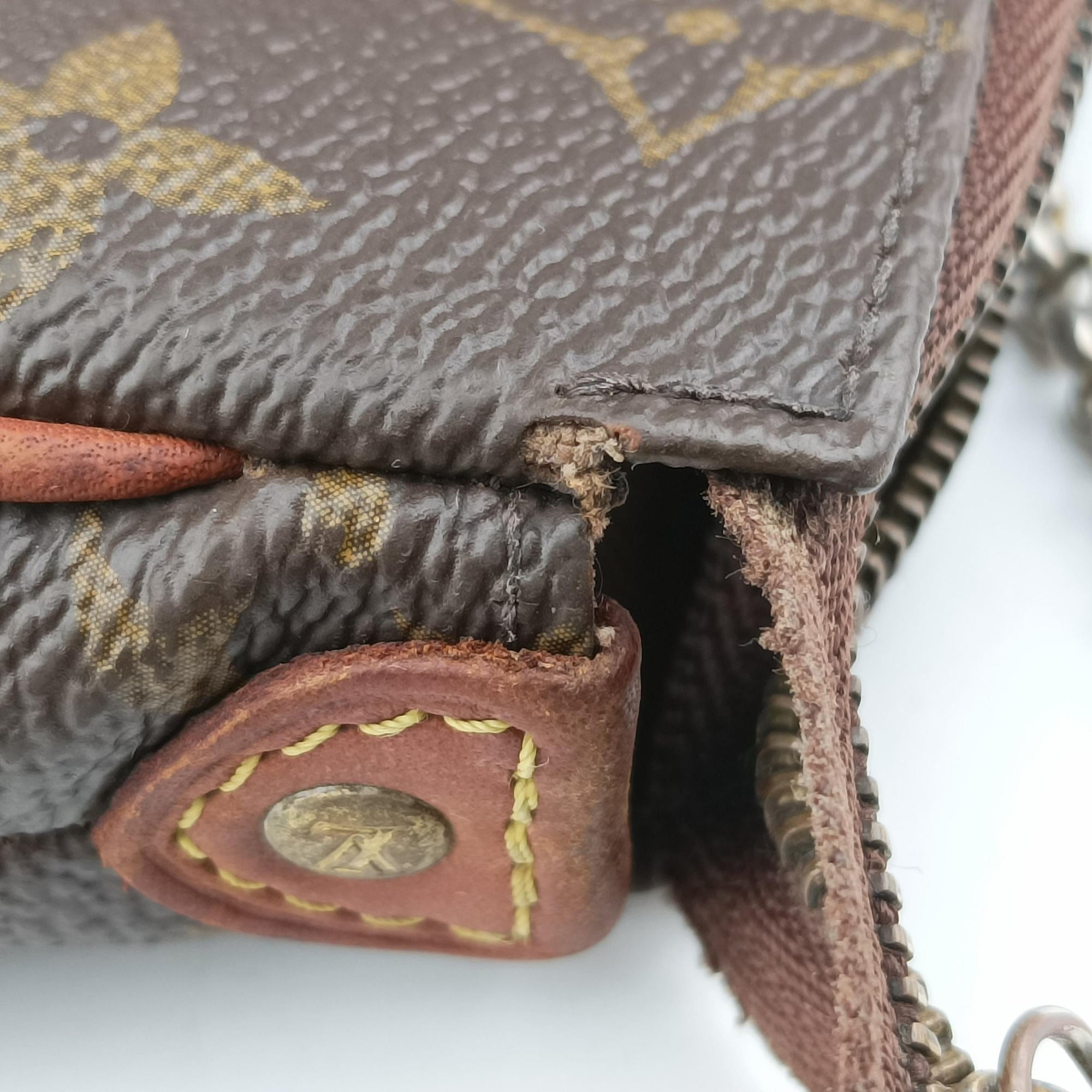 Pre-owned Louis Vuitton EVA Brown Monogram Canvas M95567 handbag | stylenewstar